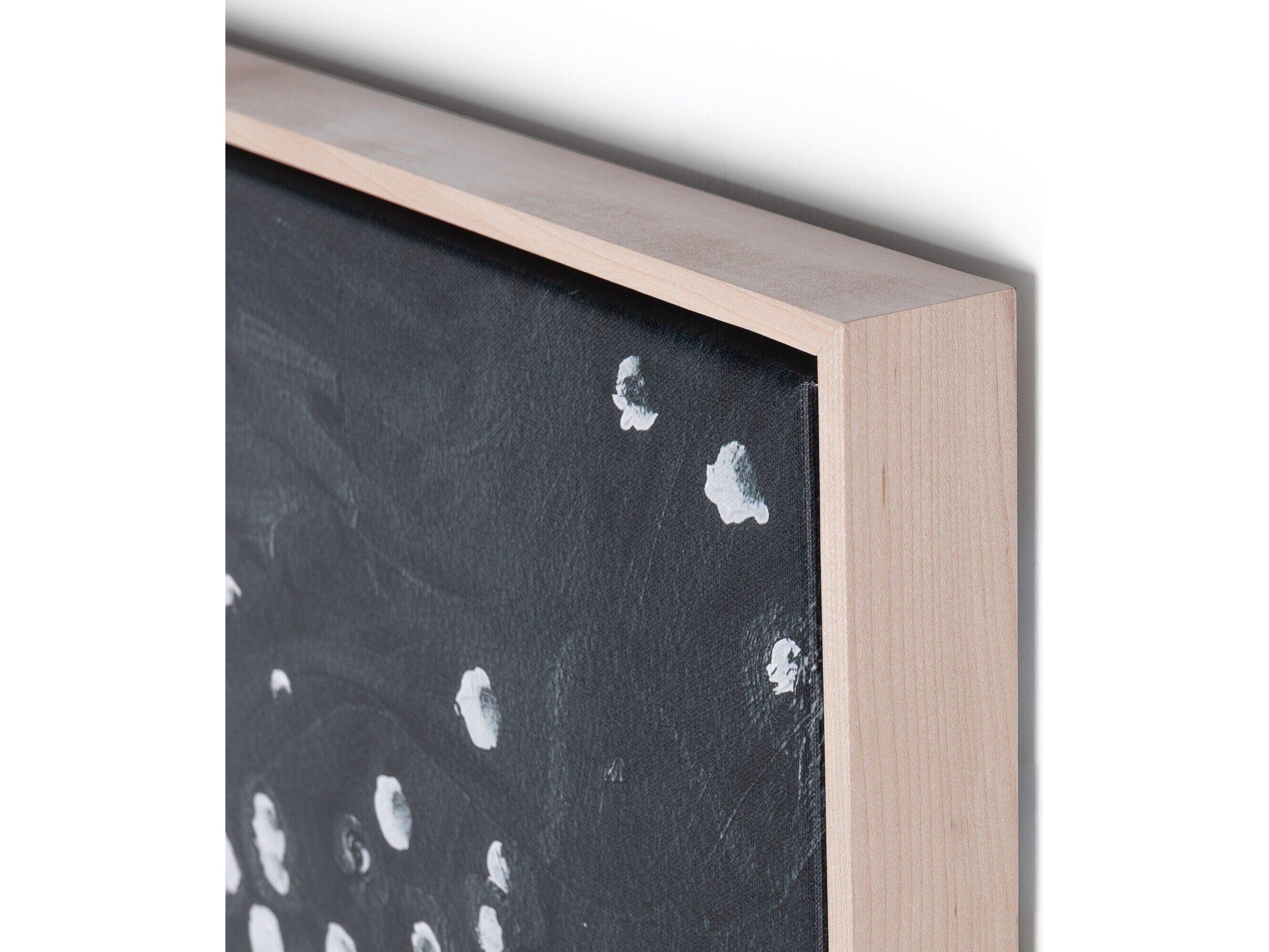 Four Hands Art Studio and All The Stars In The Sky by Gold Rush Natural Maple Floater  Canvas Wall Art