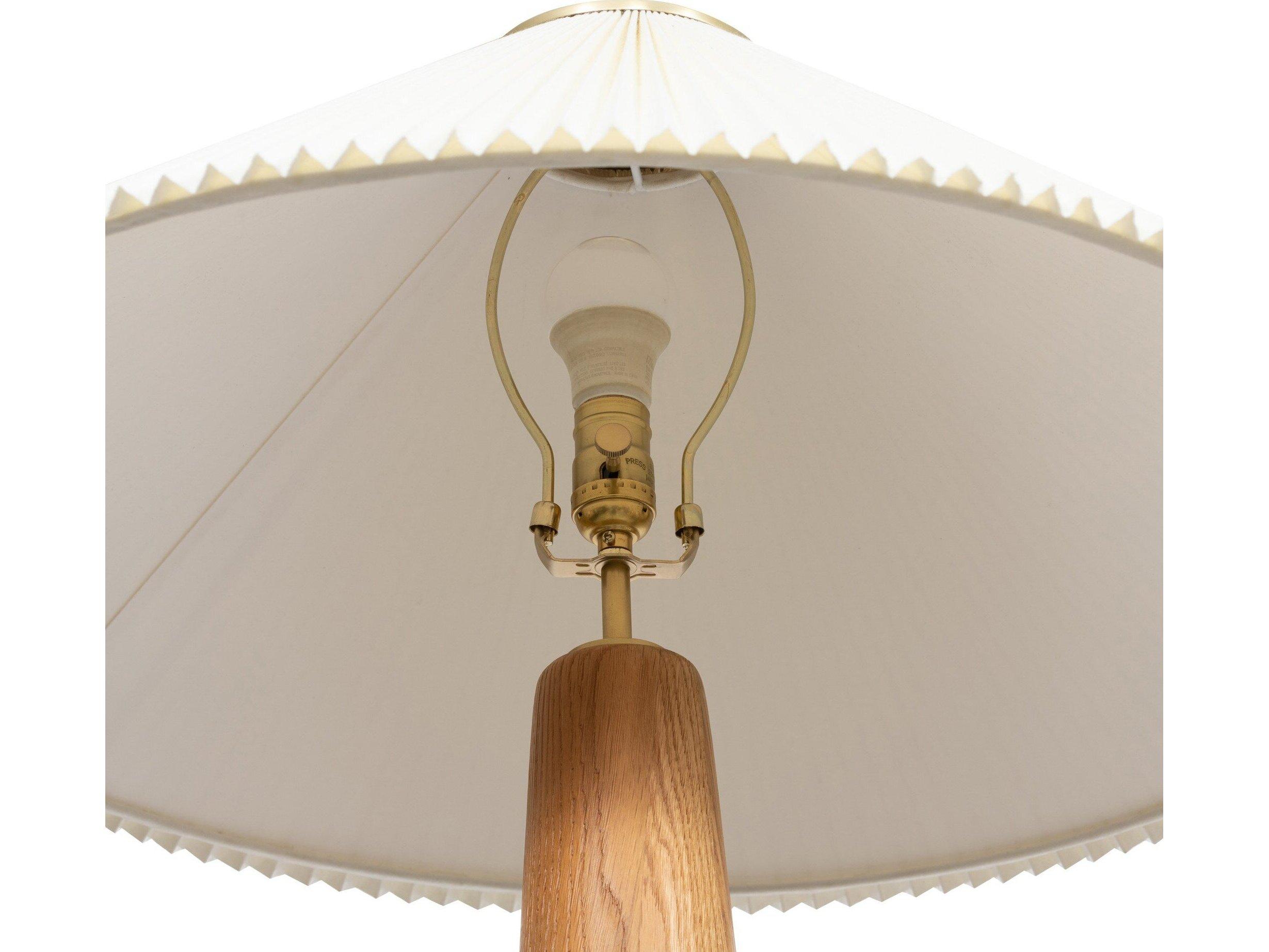 Four Hands Deacon Nora Light Oak Floor Lamp