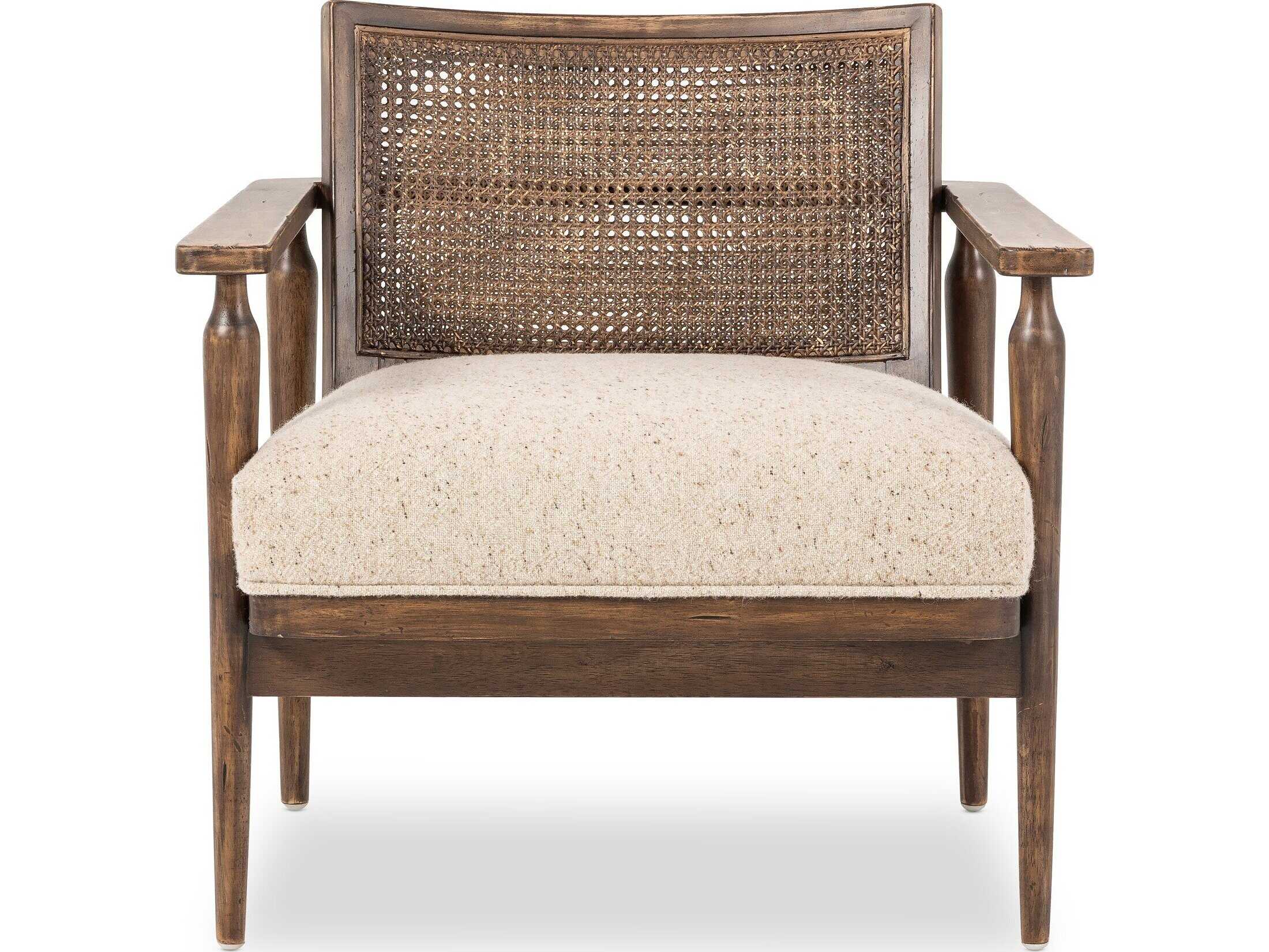 Four Hands Kensington Xavier Brown Fabric Accent Chair