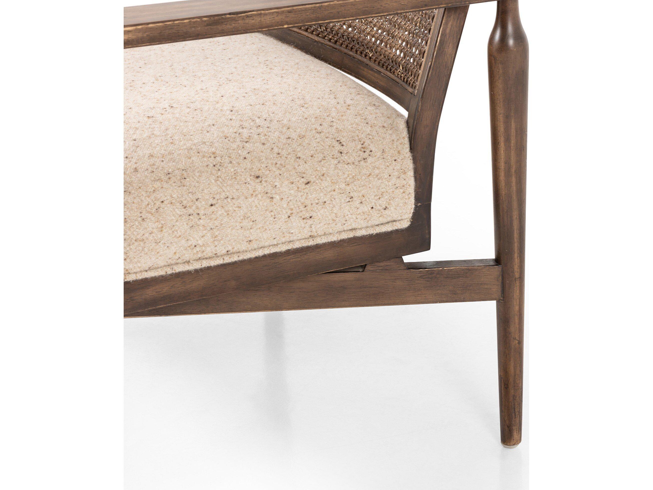 Four Hands Kensington Xavier Brown Fabric Accent Chair