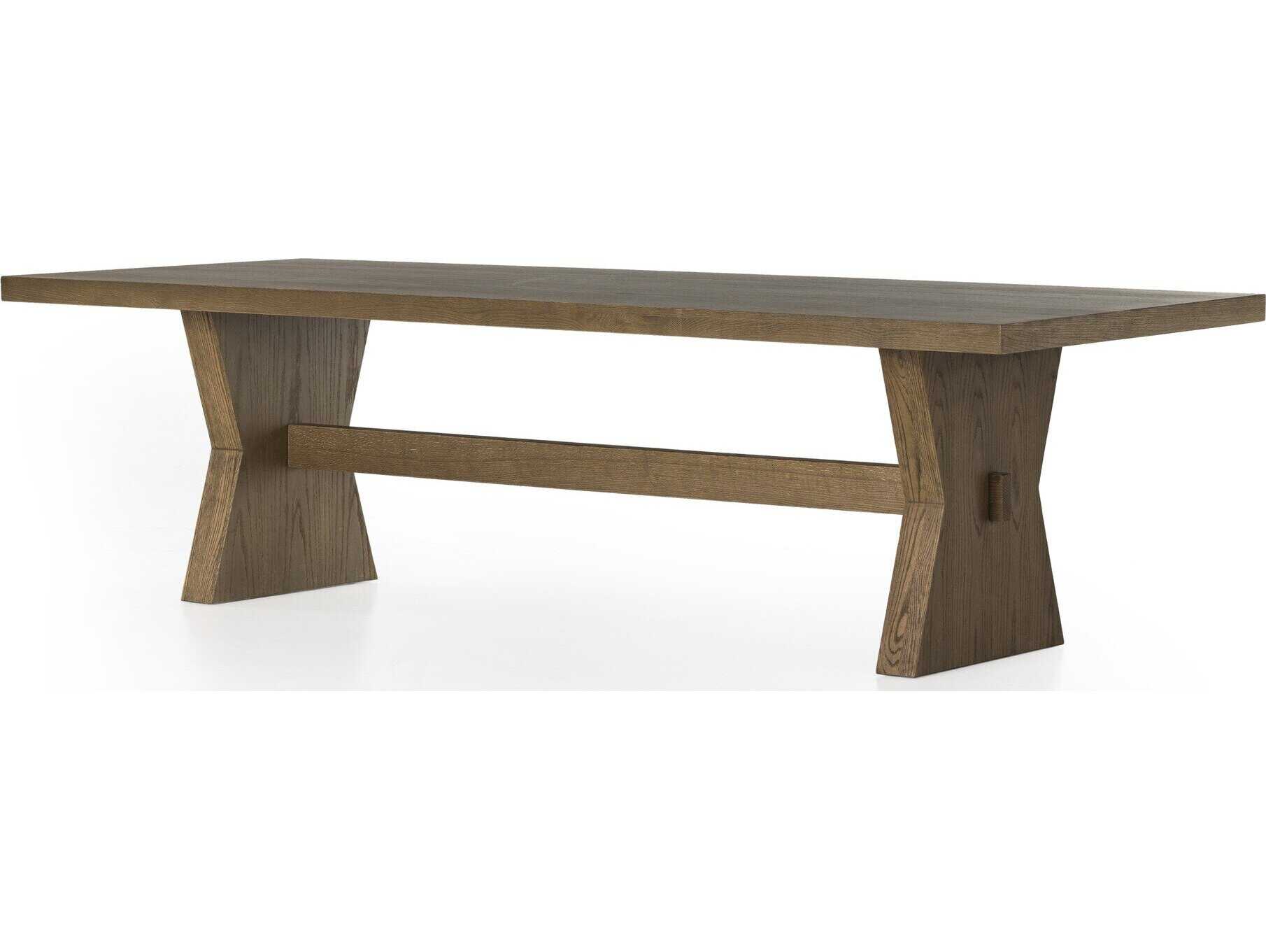 Four Hands Irondale Tia Drifted Oak Solid Dining Table