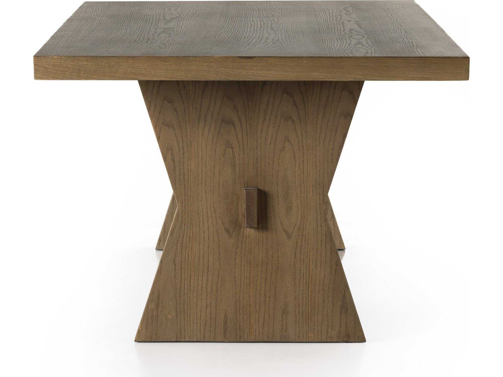 Four Hands Irondale Tia Drifted Oak Solid Dining Table