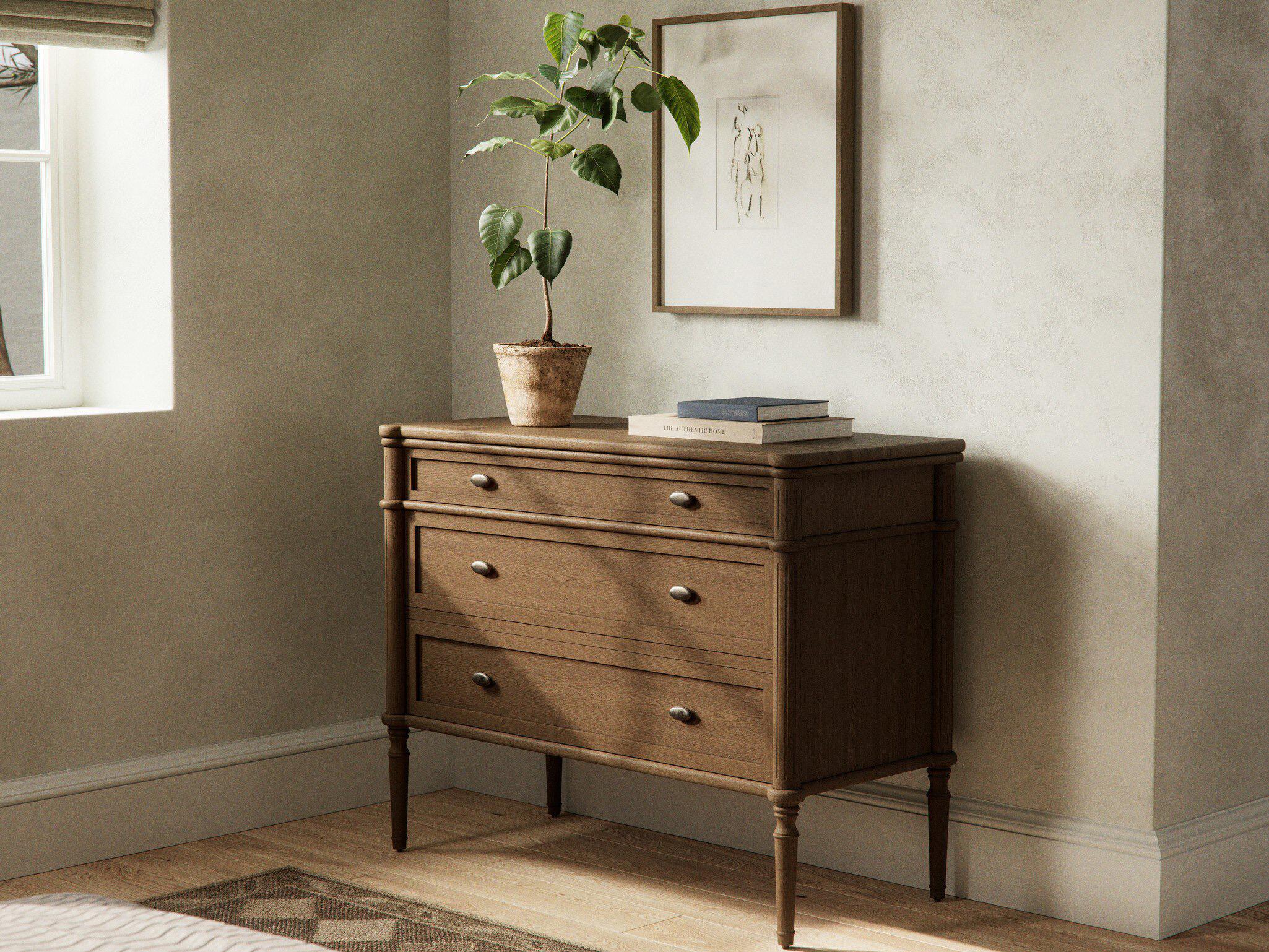 Four Hands Collins Toulouse Toasted Oak  Wood Chest