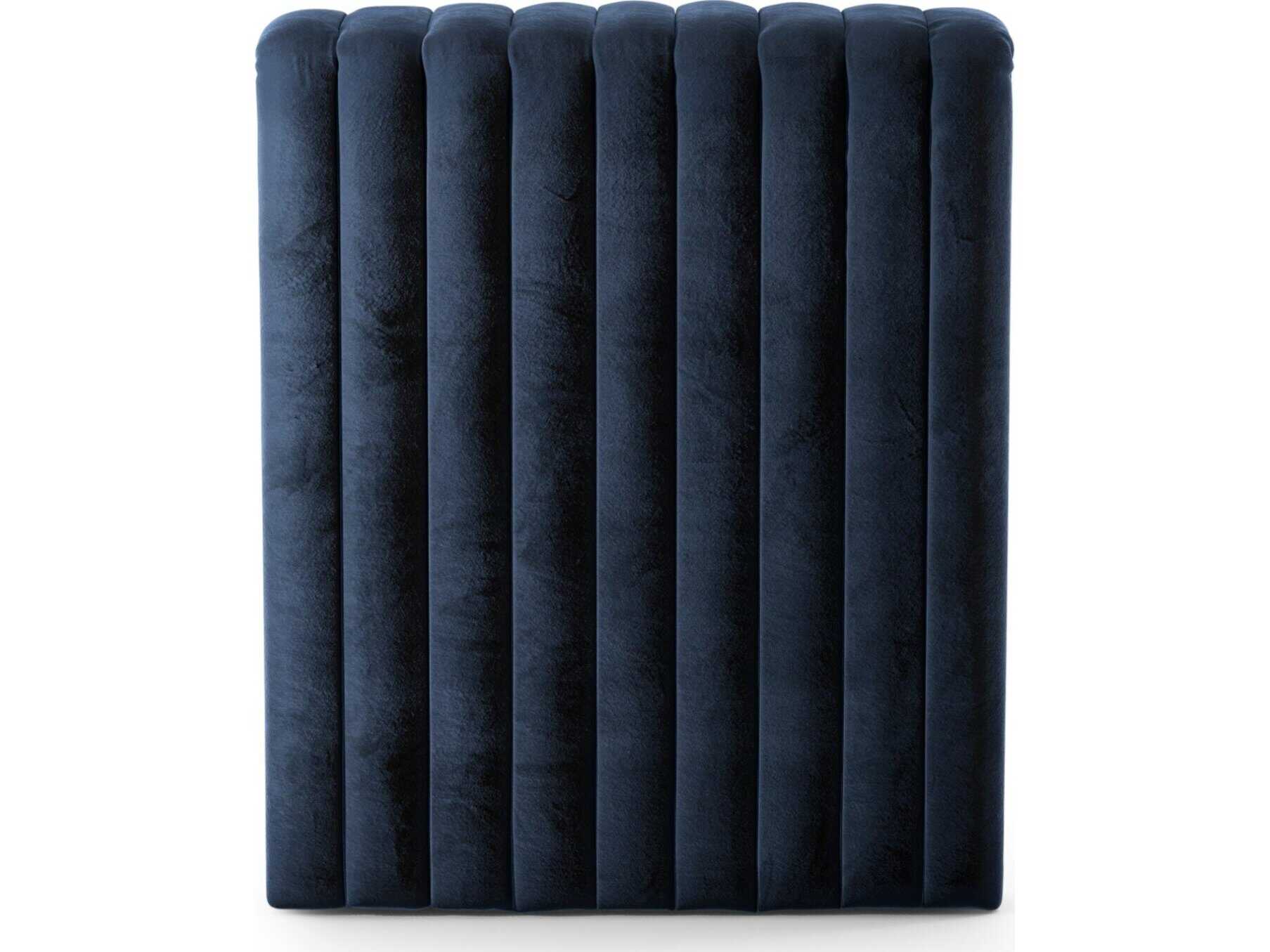 Four Hands Grayson Blue Upholstered Chaise