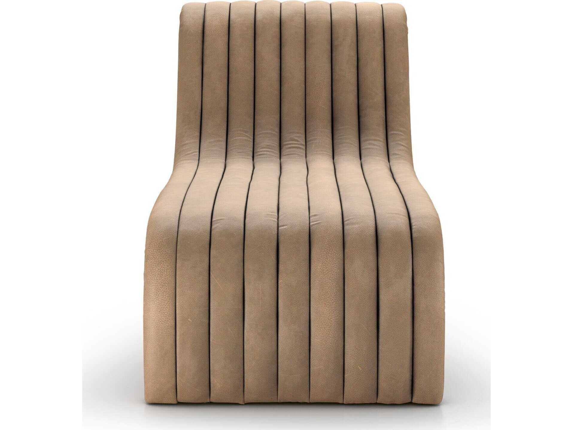 Four Hands Grayson Brown Upholstered Chaise