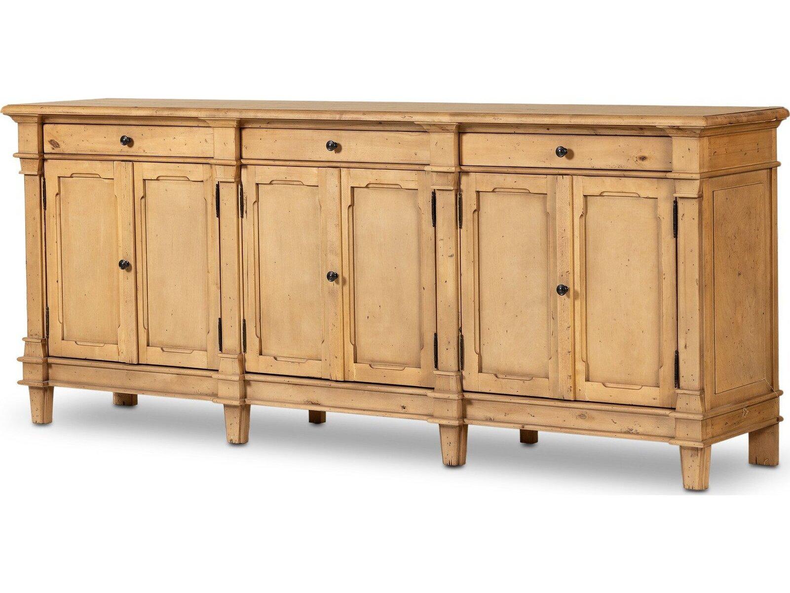 Four Hands Cordella 96" Pine Wood Sideboard