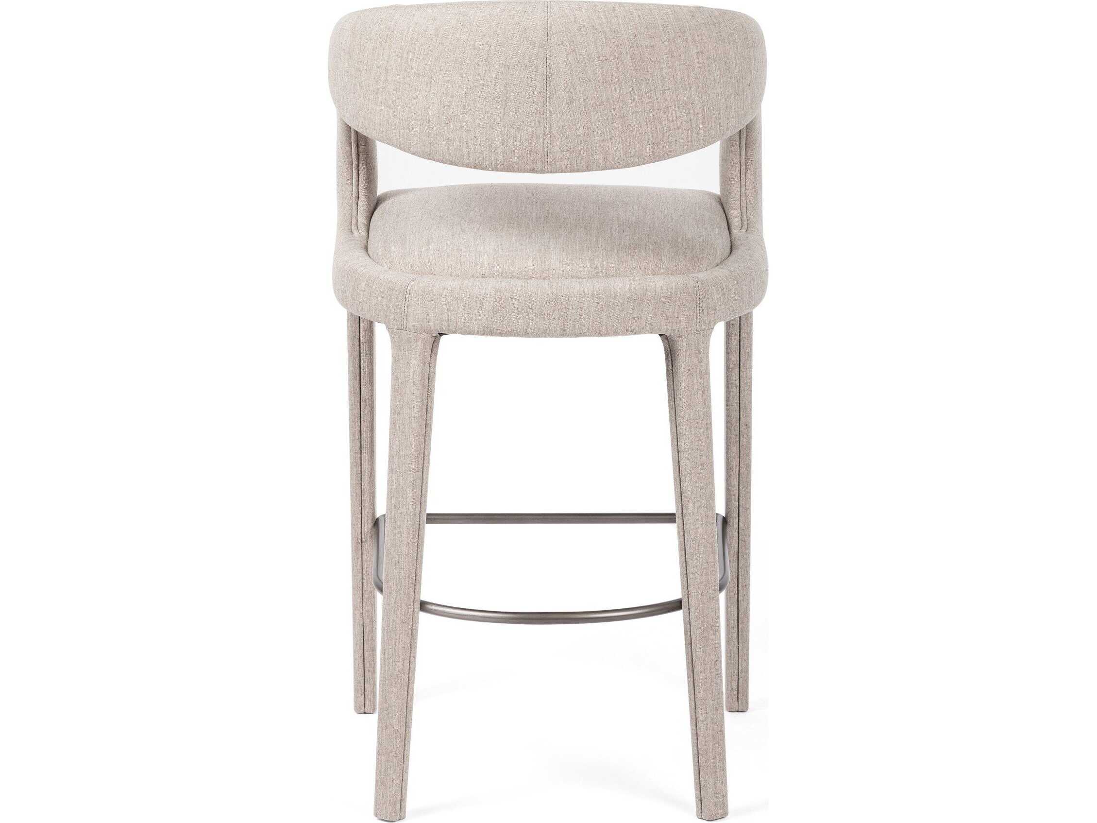 Four Hands Townsend Hawkins Savile Flannel Upholstered Bar Stool