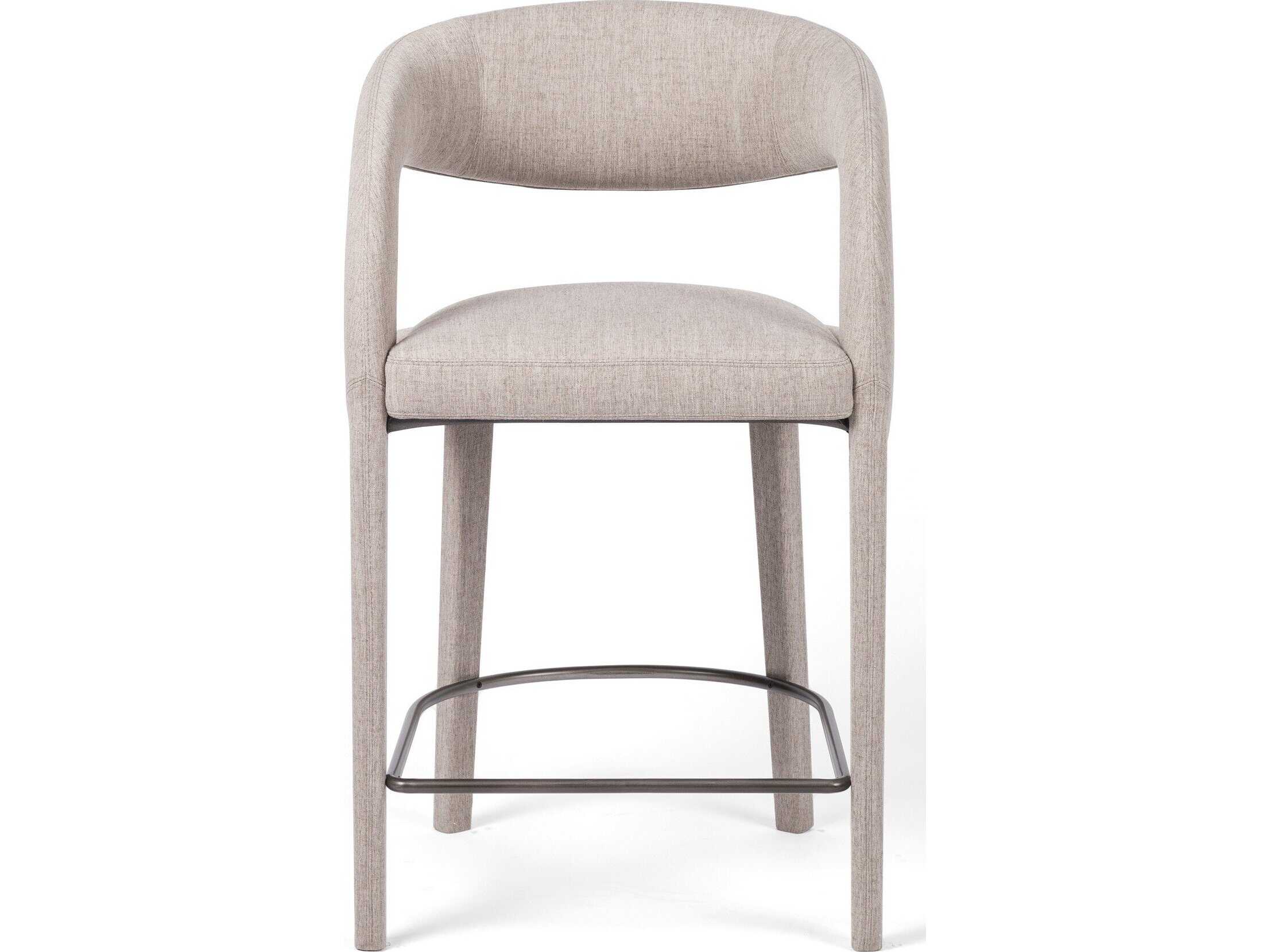 Four Hands Townsend Hawkins Savile Flannel Upholstered Counter Stool