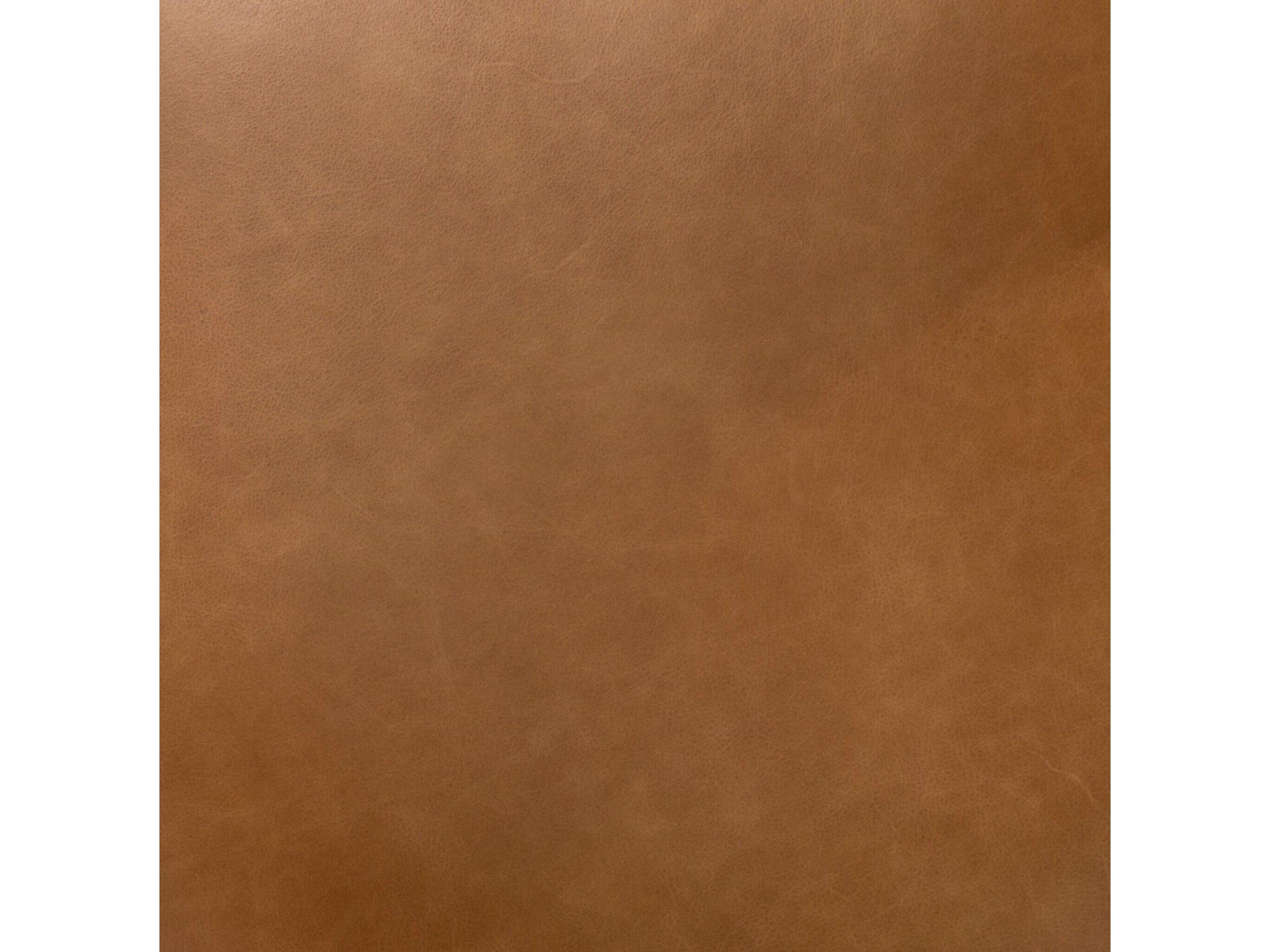 Four Hands Townsend Hawkins Leather Sonoma Butterscotch Gunmetal Counter Stool