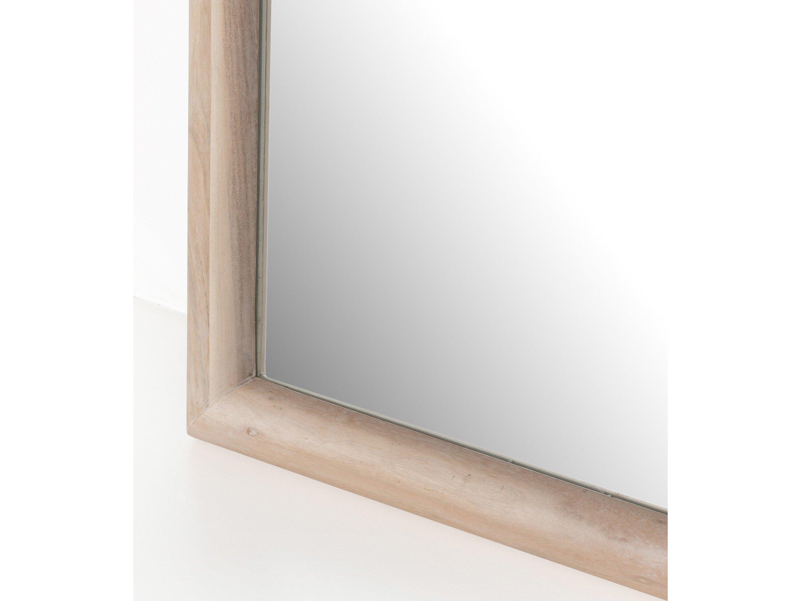 Four Hands Truett Gulliver Whitewash Acacia Floor Mirror