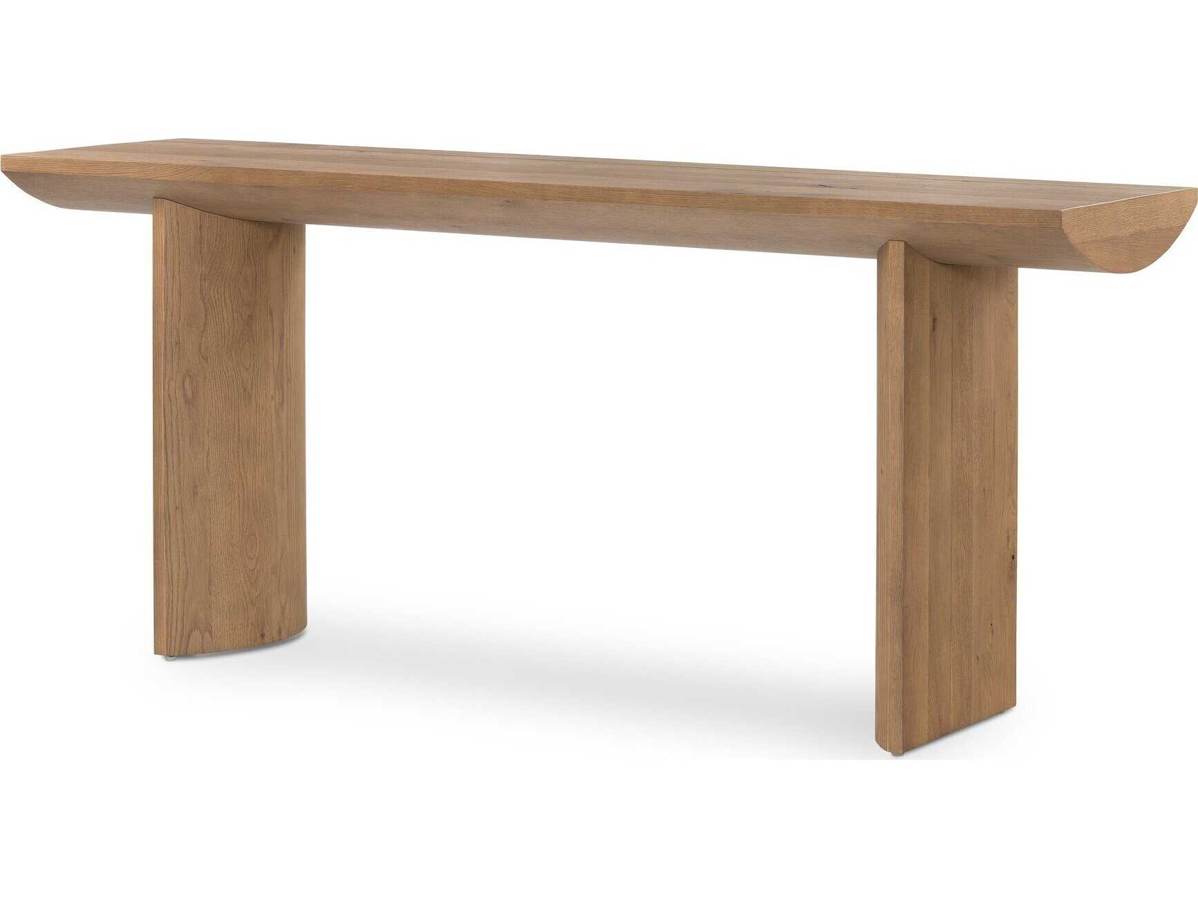 Four Hands Barton Pickford Rectangular Wood Dusted Oak Console Table