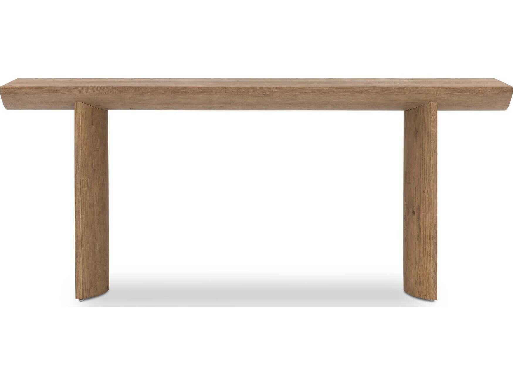 Four Hands Barton Pickford Rectangular Wood Dusted Oak Console Table