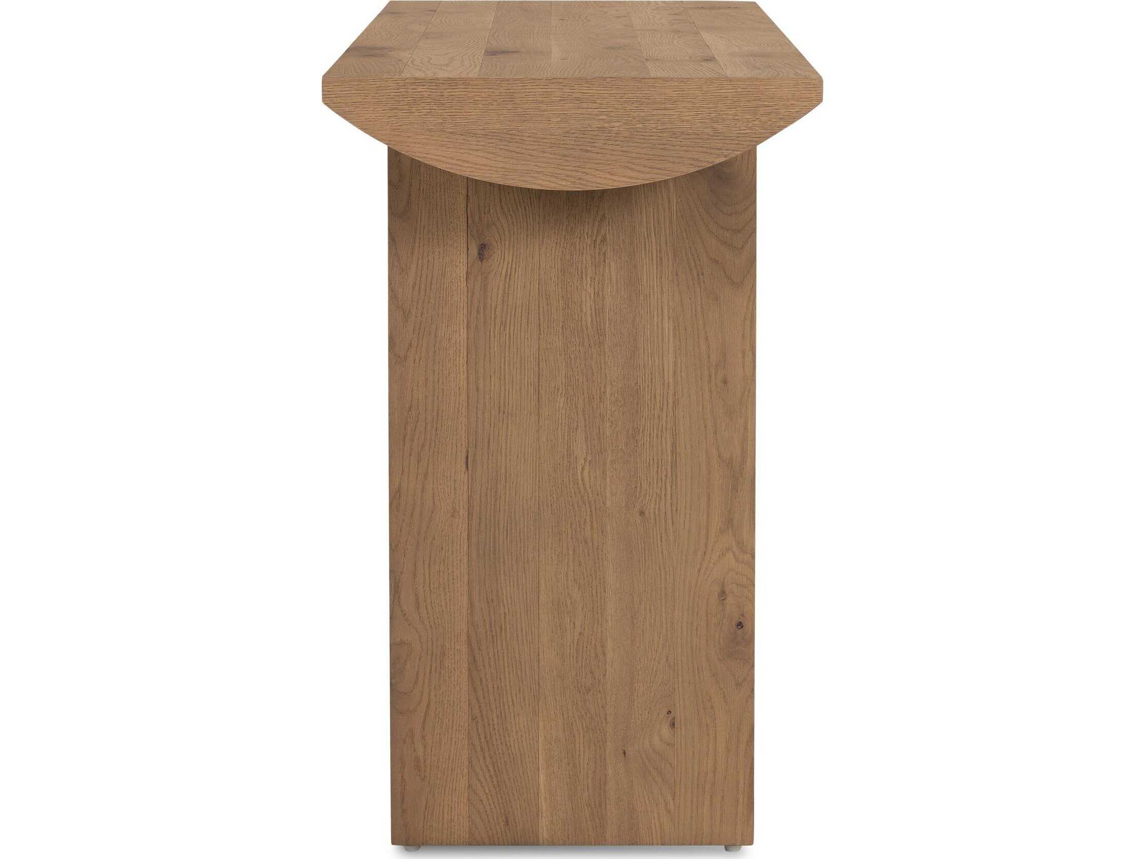 Four Hands Barton Pickford Rectangular Wood Dusted Oak Console Table