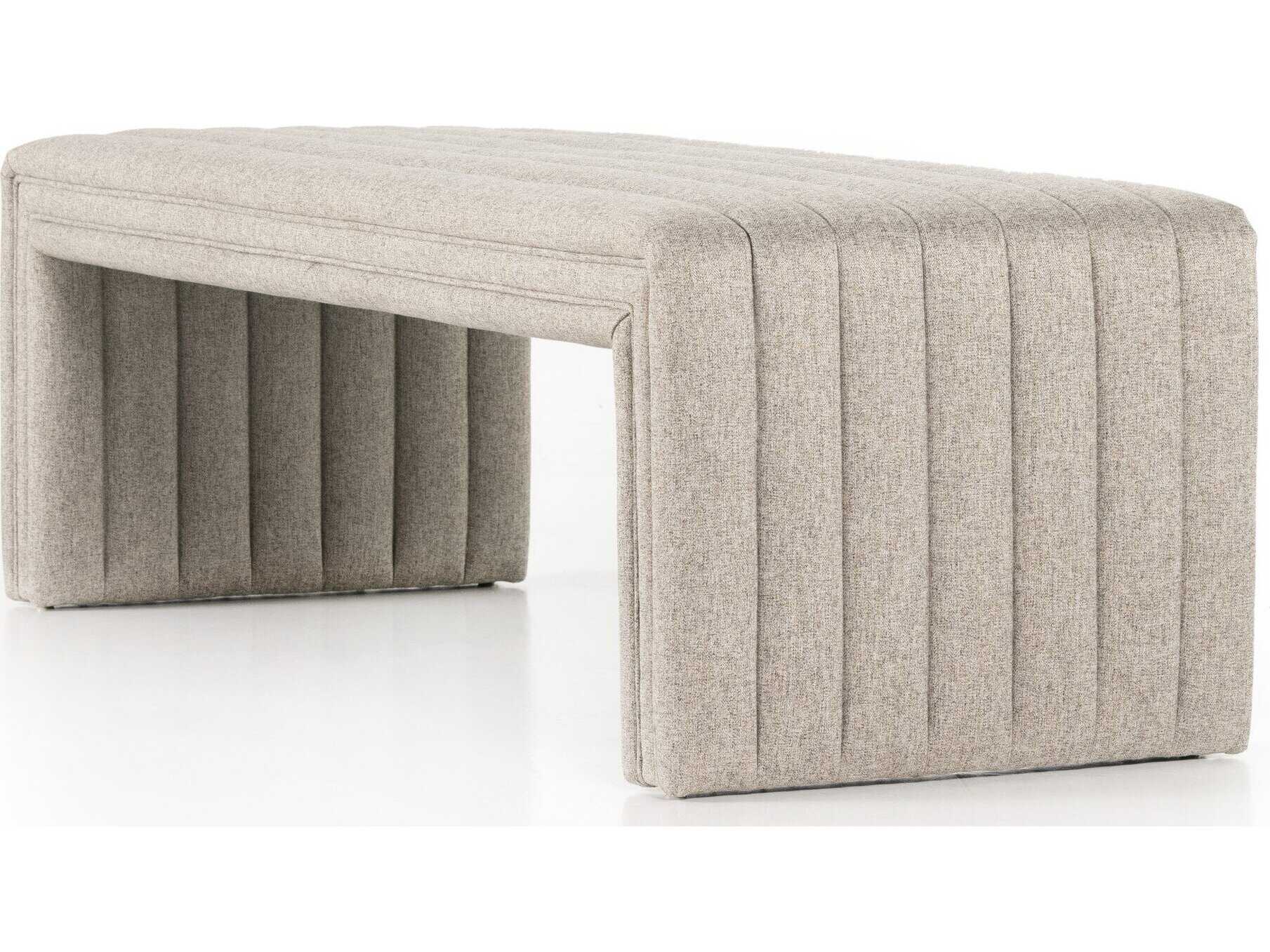 Four Hands Grayson Orly Natural Beige Upholstered Accent Bench