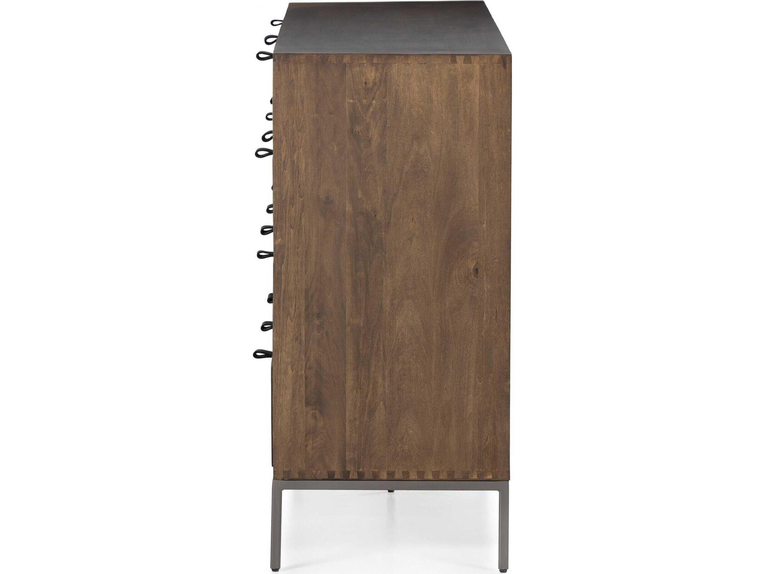 Four Hands Fulton Trey Auburn Poplar  Wood 9 Drawer Dresser