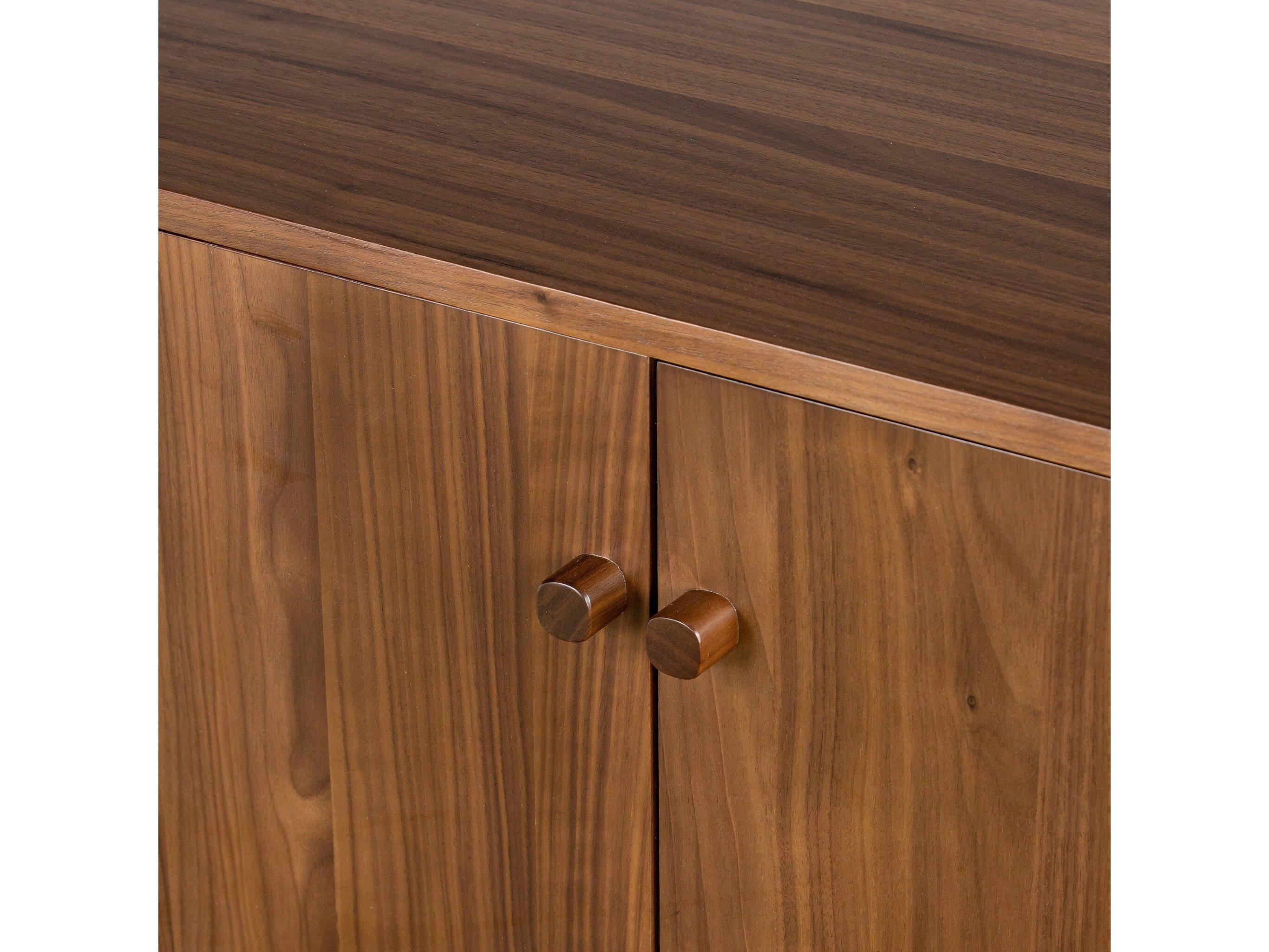 Four Hands Wallis Arturo 85" Walnut Wood Natural Veneer Sideboard