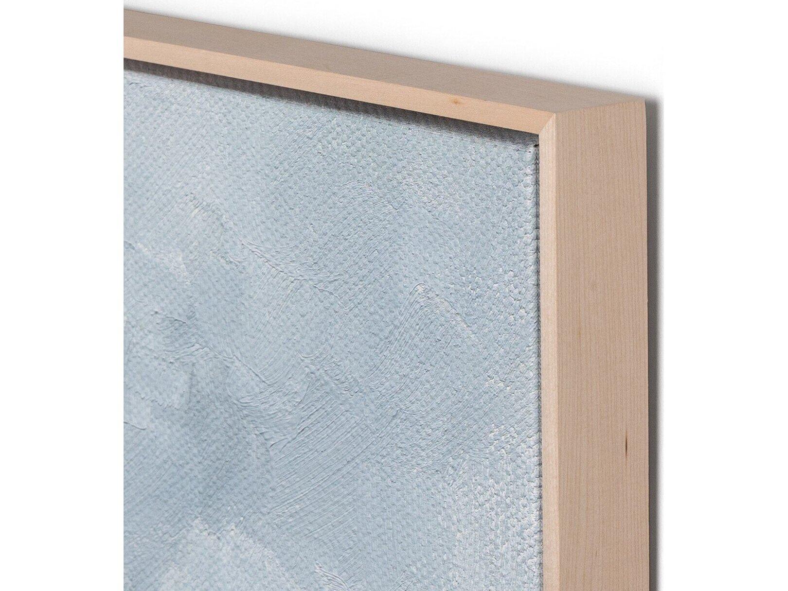 Four Hands Art Studio Farmland by Shaina Page Natural Maple Floater  Canvas Wall Art