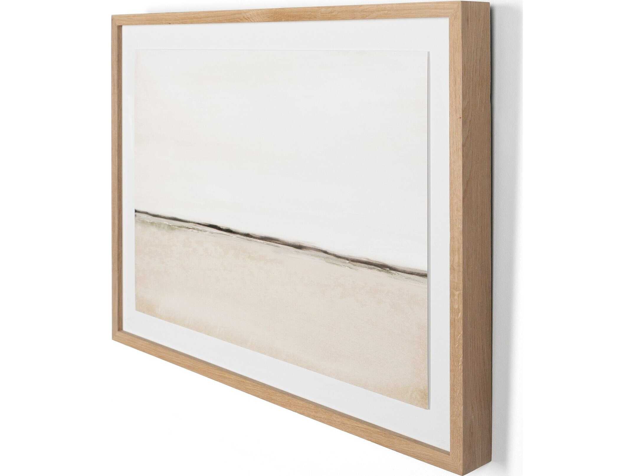 Four Hands Art Studio Breeze by Dan Hobday Vertical Grain White Oak  Canvas Wall Art