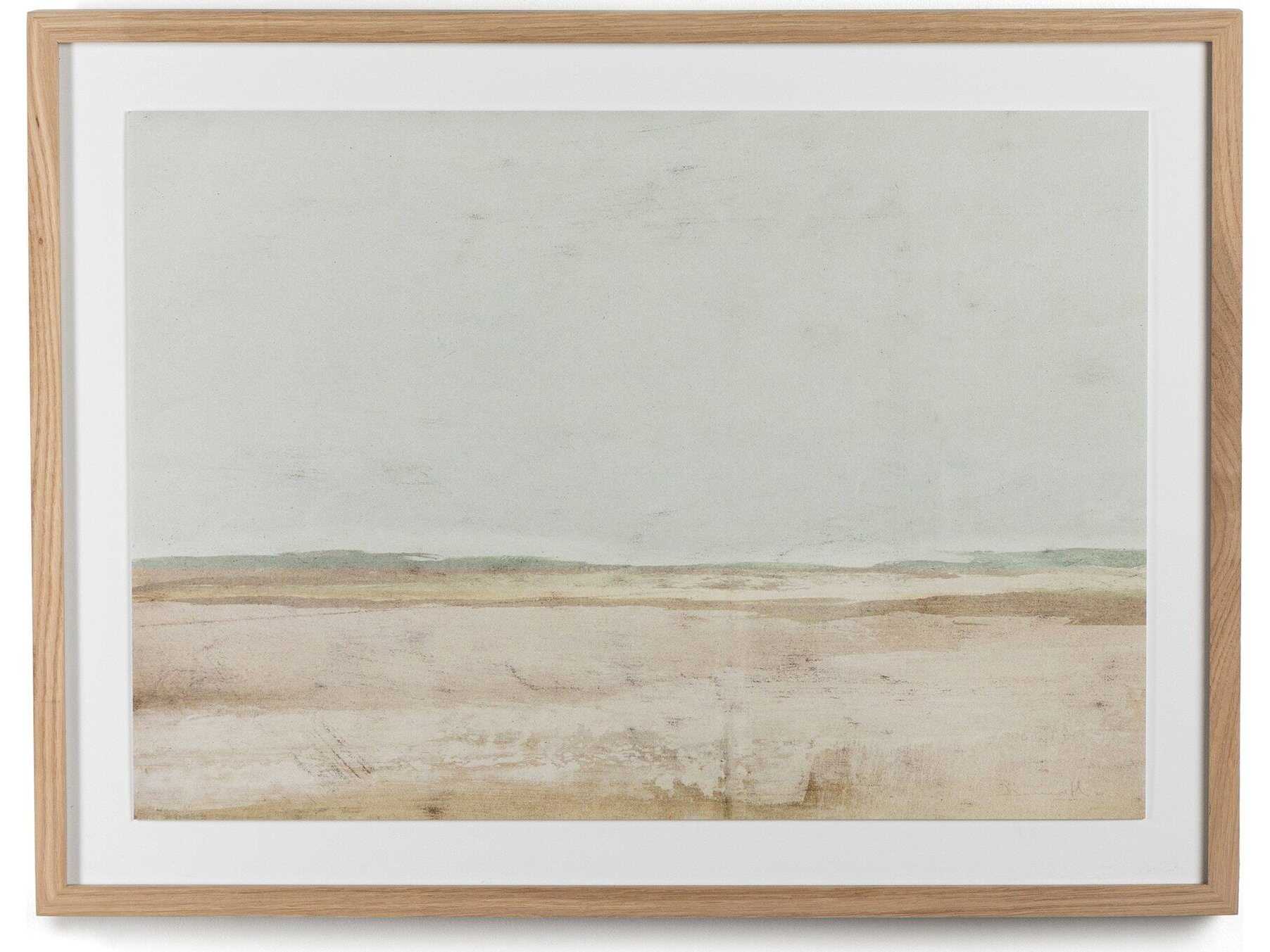 Four Hands Art Studio The Old Town by Dan Hobday Vertical Grain White Oak  Canvas Wall Art