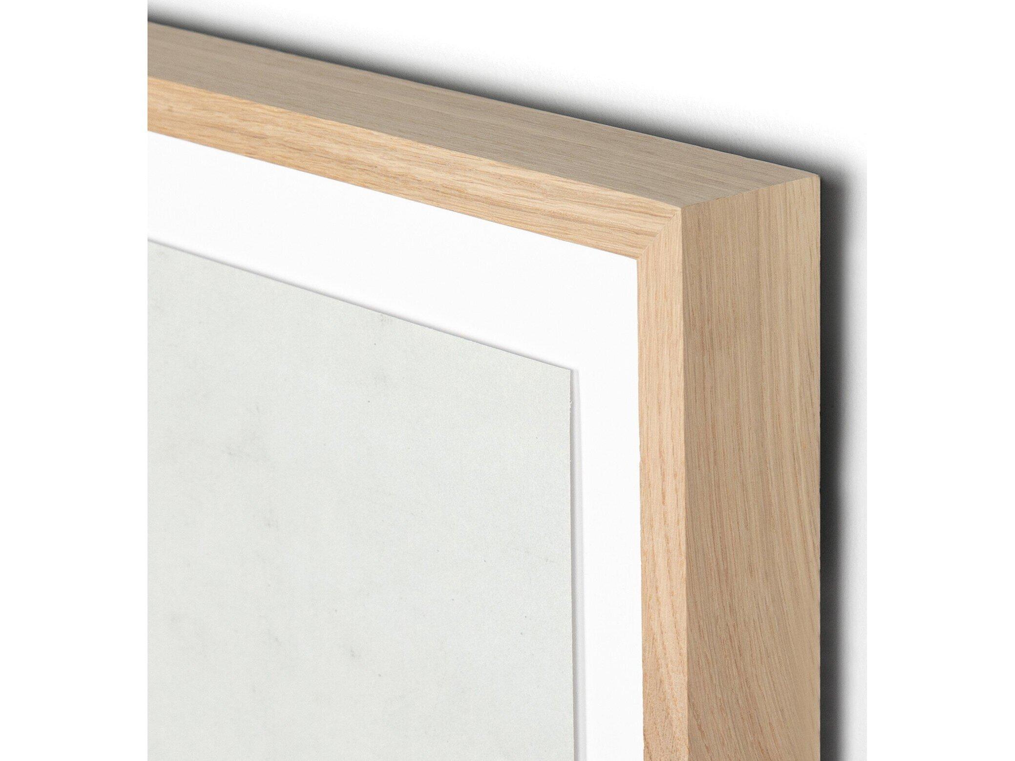 Four Hands Art Studio The Old Town by Dan Hobday Vertical Grain White Oak  Canvas Wall Art