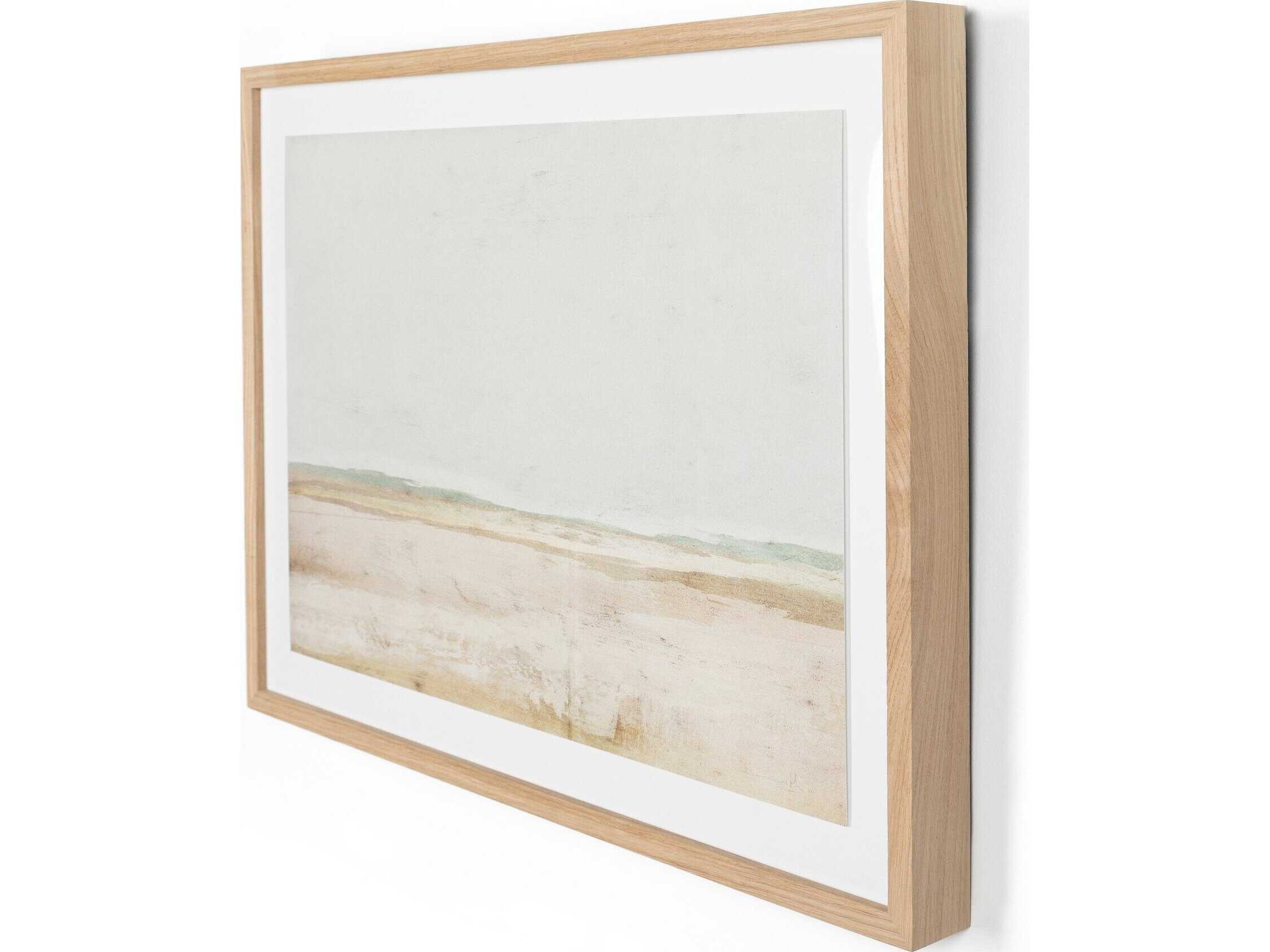 Four Hands Art Studio The Old Town by Dan Hobday Vertical Grain White Oak  Canvas Wall Art