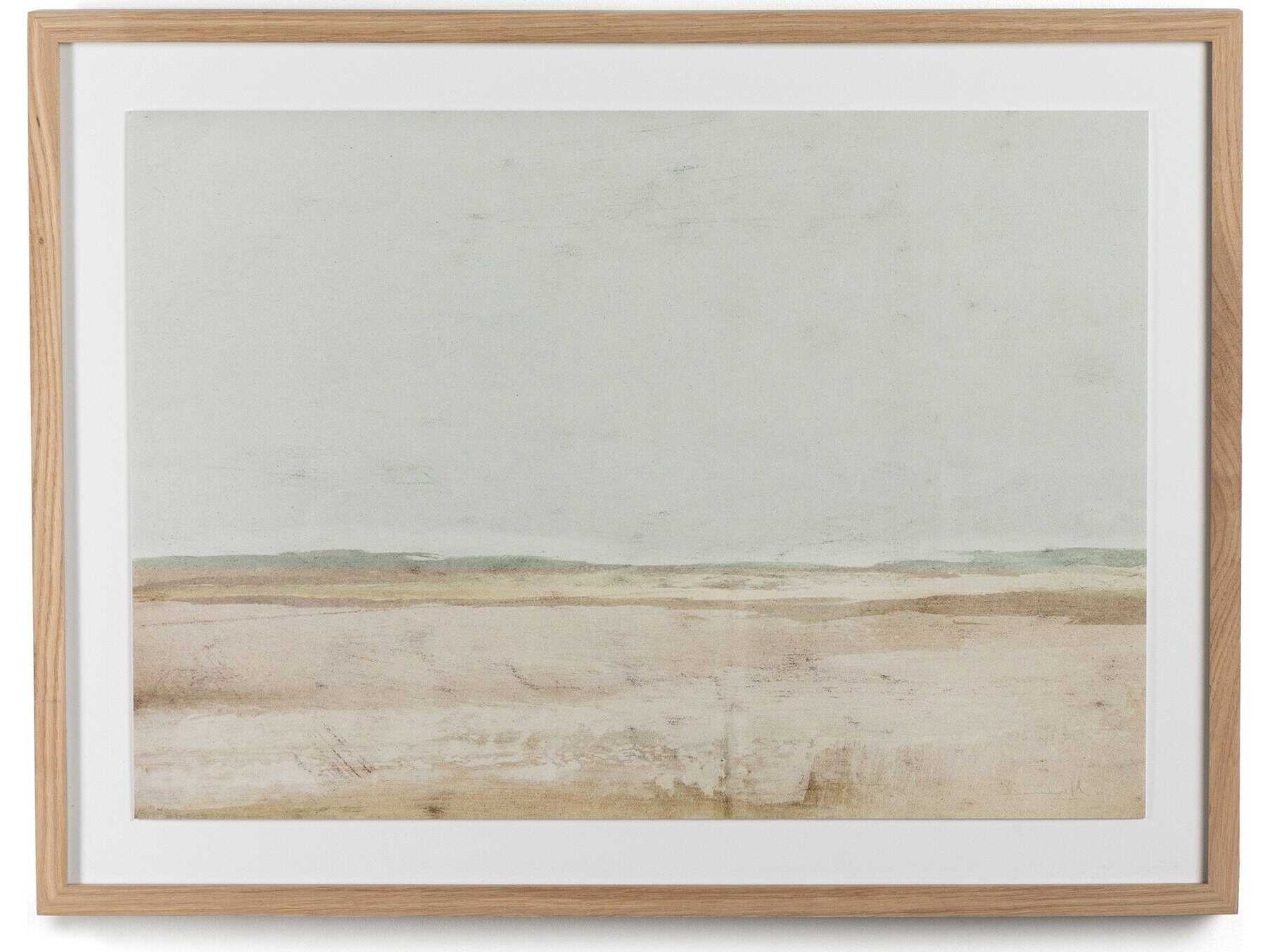 Four Hands Art Studio The Old Town by Dan Hobday Vertical Grain White Oak  Canvas Wall Art