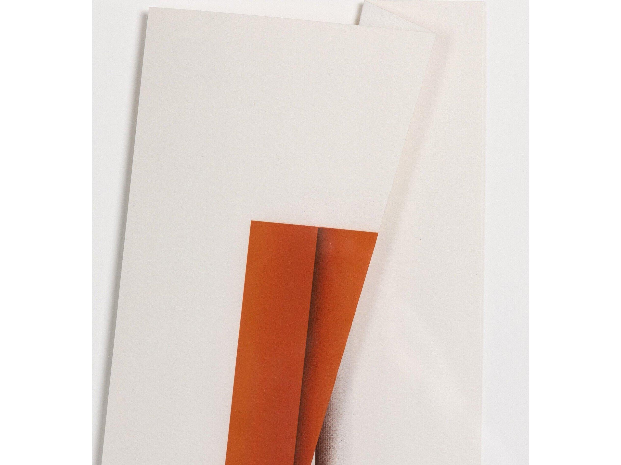 Four Hands Art Studio Color Form H by David Grey Vertical Grain White Oak  Canvas Wall Art