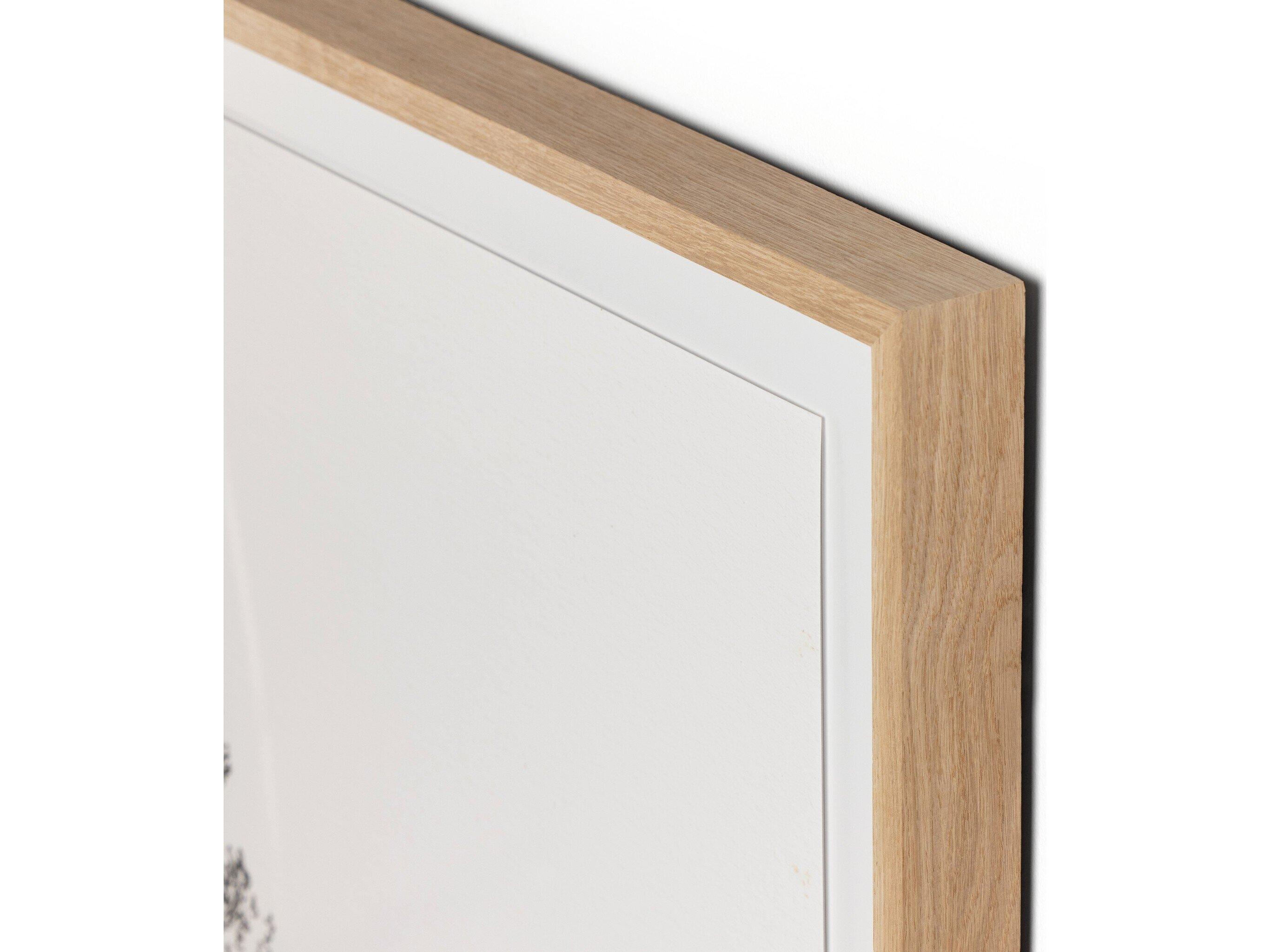 Four Hands Art Studio Into The Woods II by Santhosh Ch Vertical Grain White Oak  Canvas Wall Art