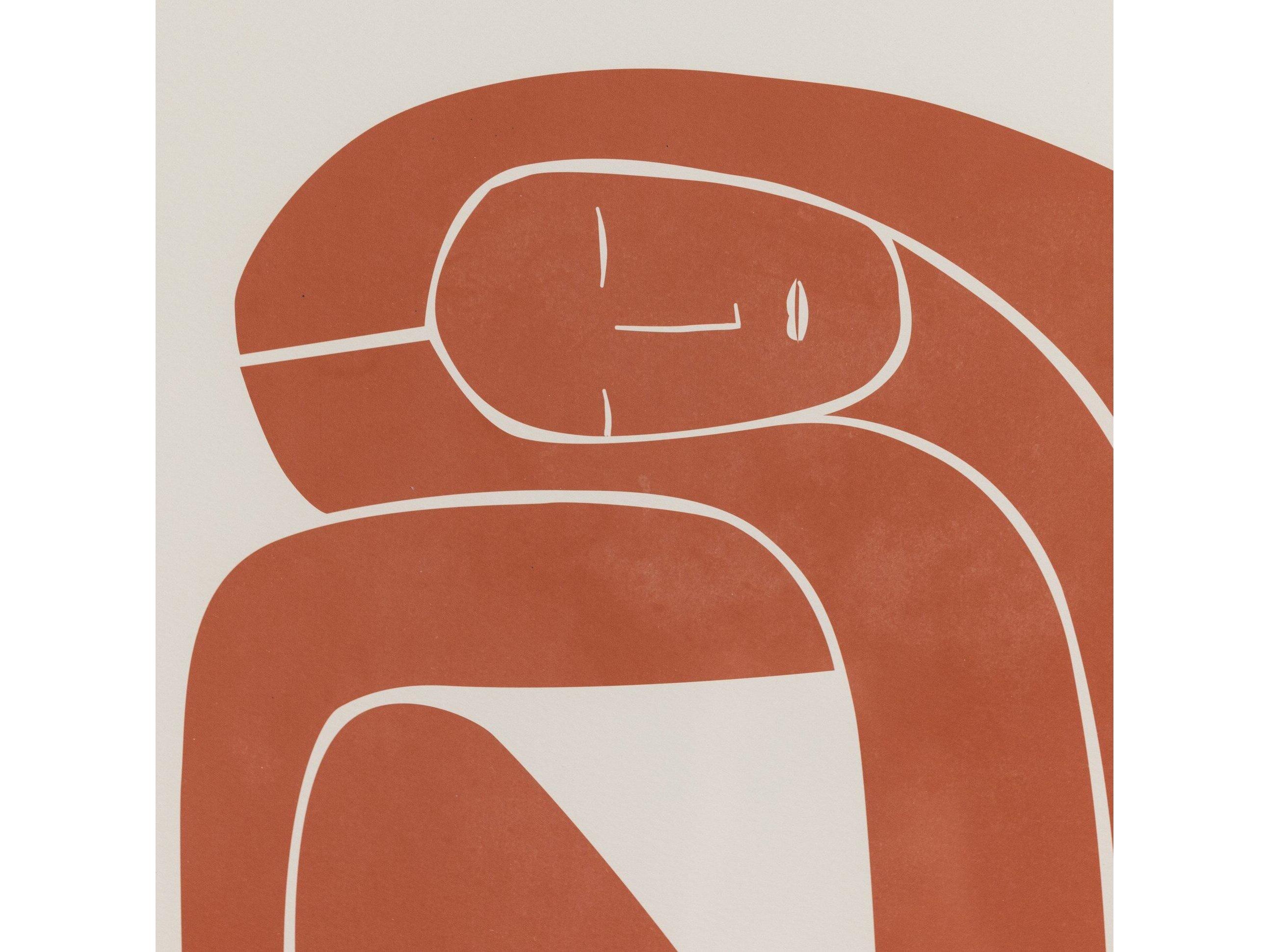 Four Hands Art Studio Figurative Figure Terracotta Print / Painting