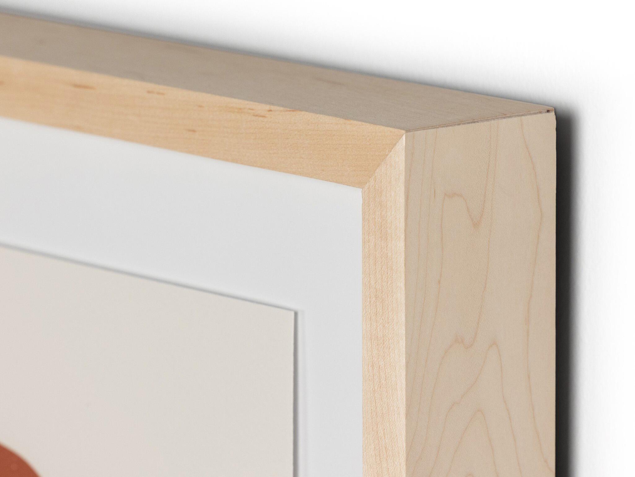 Four Hands Art Studio Moon River Terracotta by Roseanne Kenny Natural Maple  Canvas Wall Art