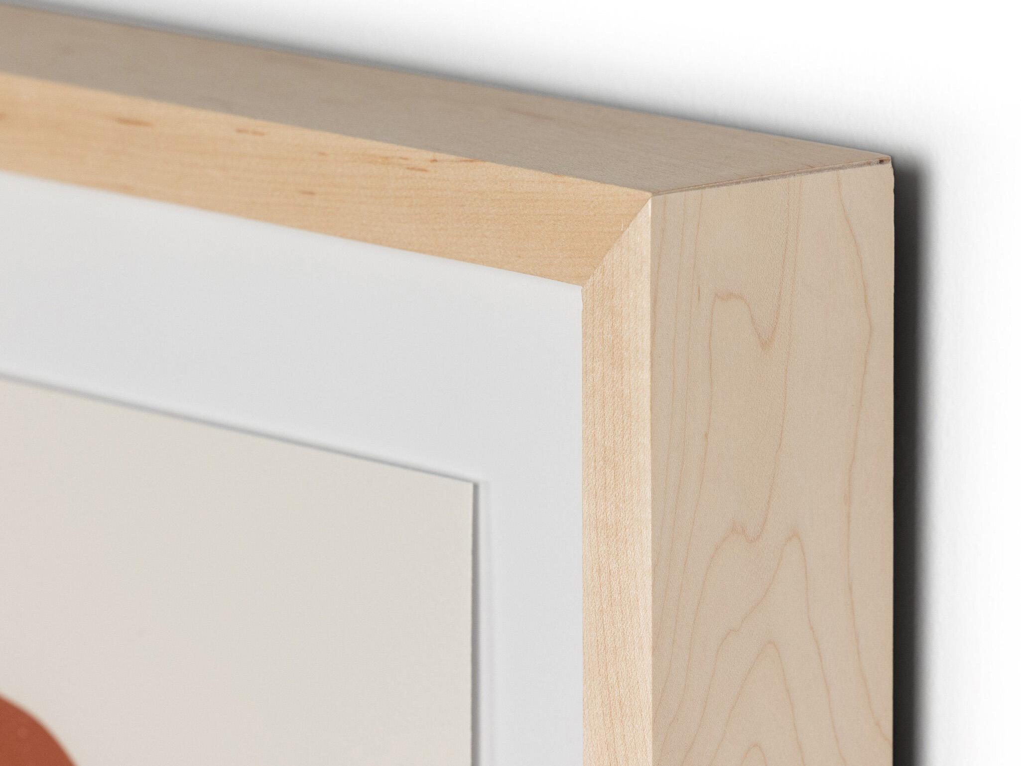 Four Hands Art Studio Moon River Terracotta by Roseanne Kenny Natural Maple  Canvas Wall Art