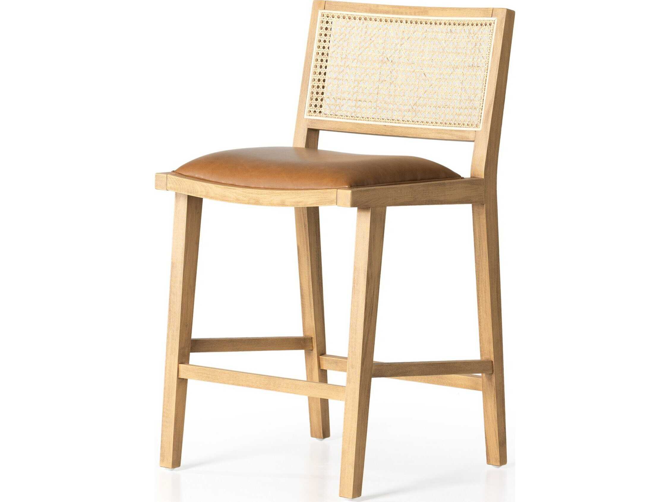 Four Hands Caswell Sage Sierra Butterscotch Counter Stool