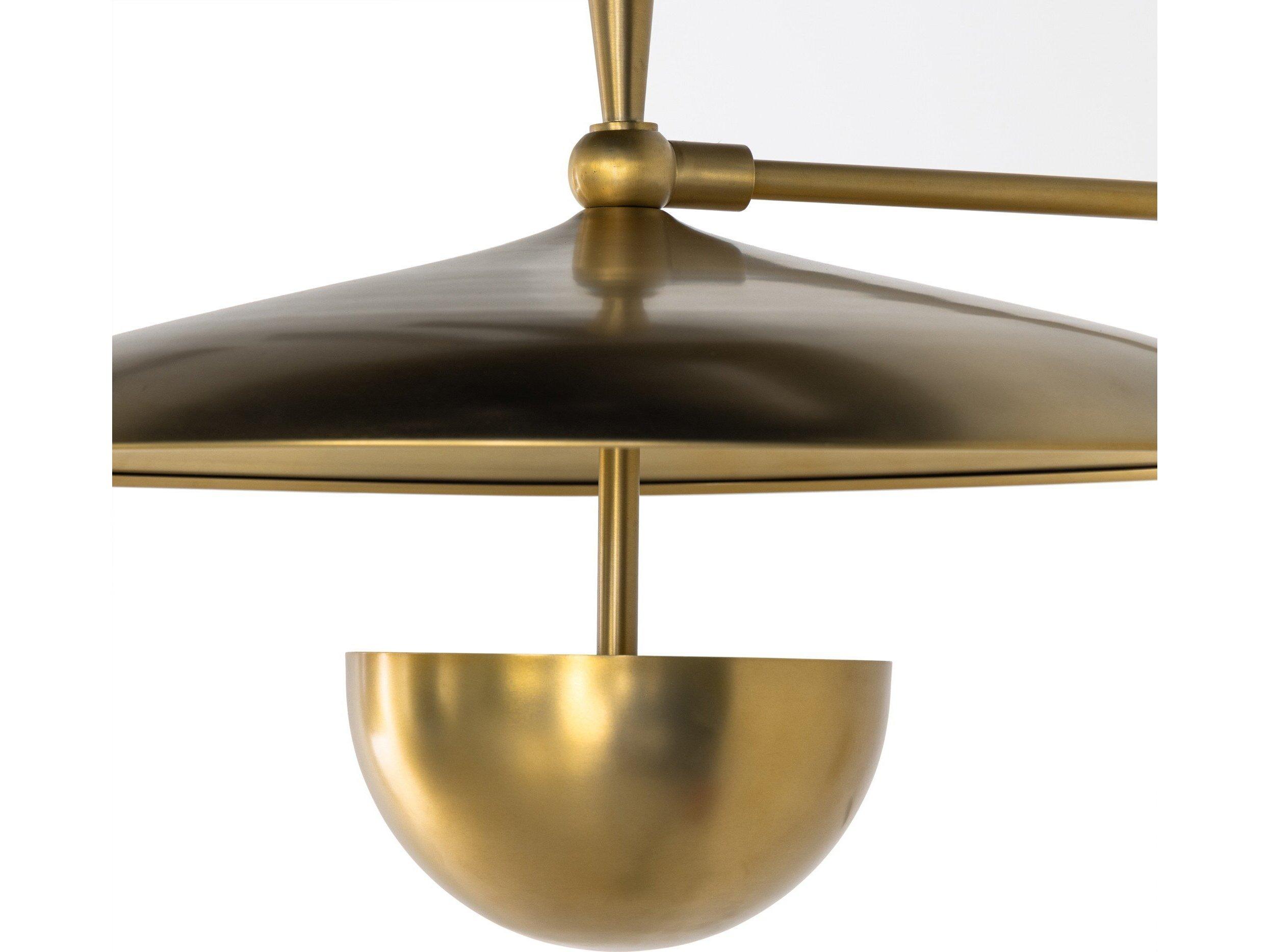 Four Hands Camden Bennington Antique Brass Iron  Sconce