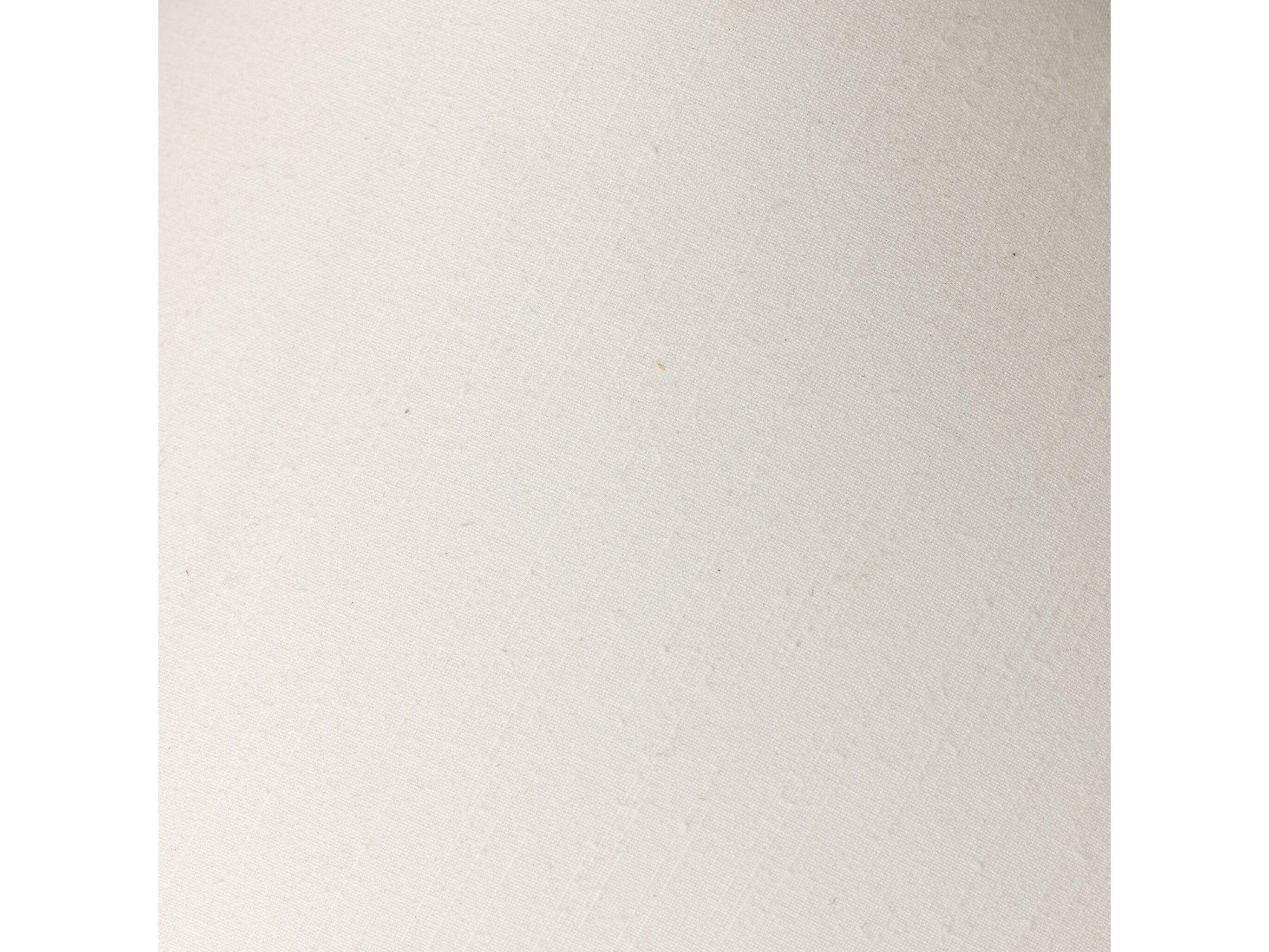 Four Hands Ryker Vintage Brown Ceramic Ivory Linen White LED Table Lamp