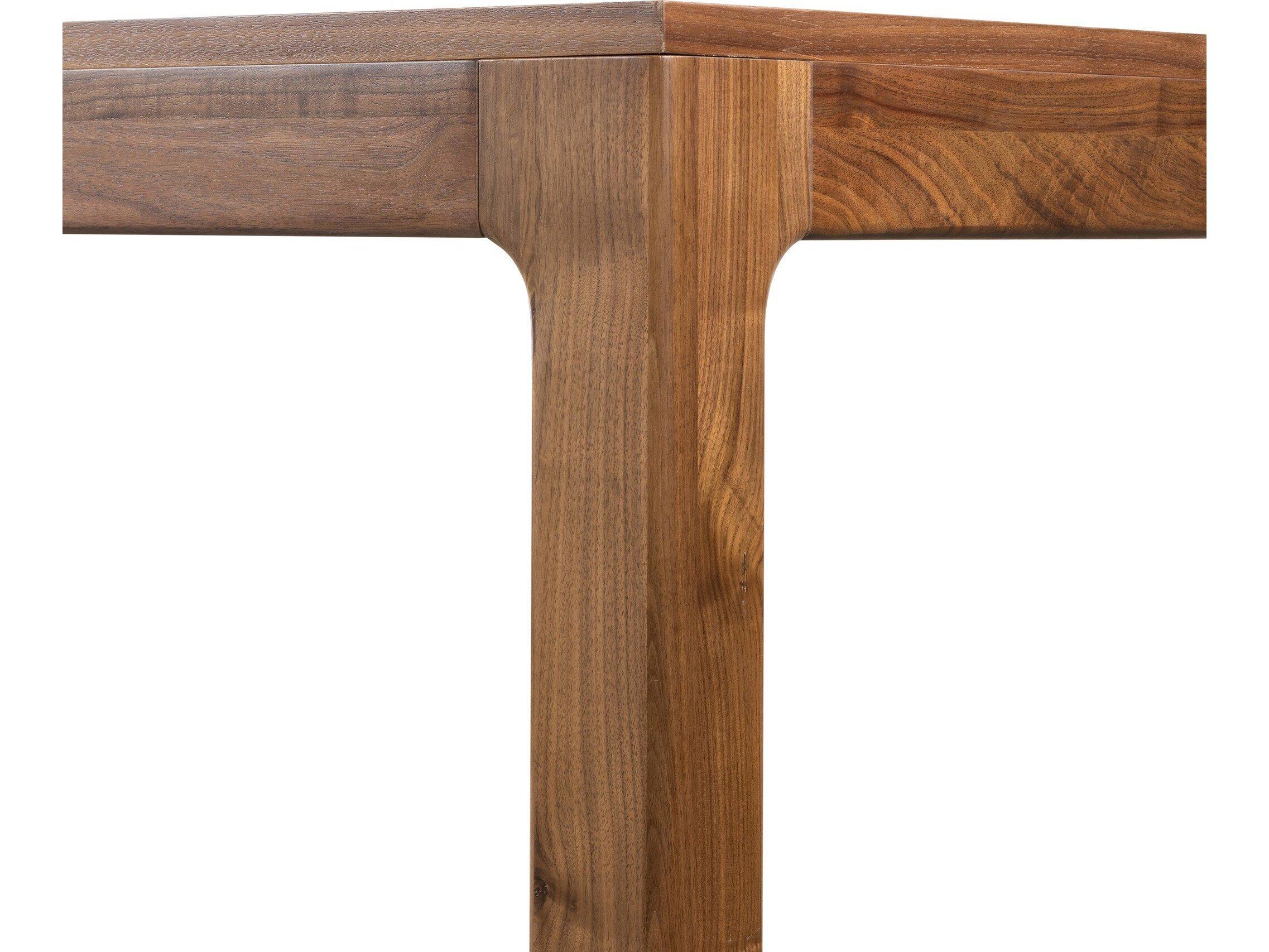 Four Hands Wallis Arturo Rectangular Wood Natural Walnut Veneer Dining Table