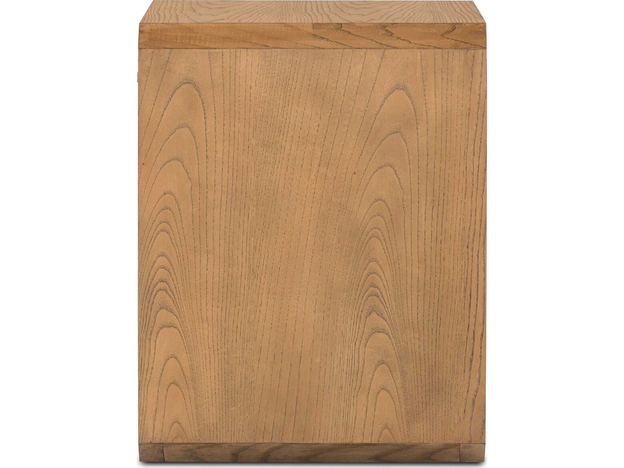 Four Hands Bolton Caspian 1-Drawer Natural Ash Wood Nightstand