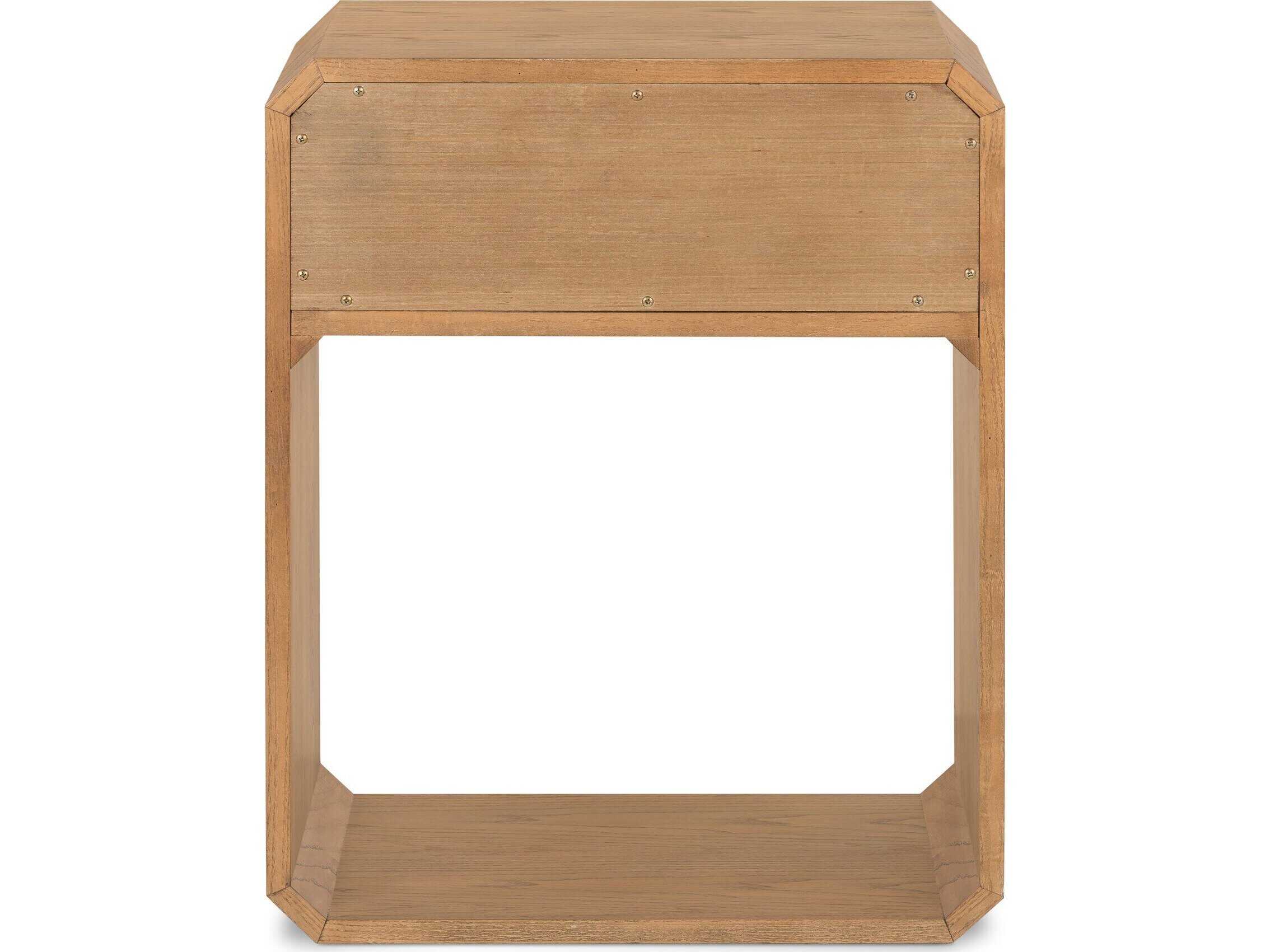 Four Hands Bolton Caspian 1-Drawer Natural Ash Wood Nightstand