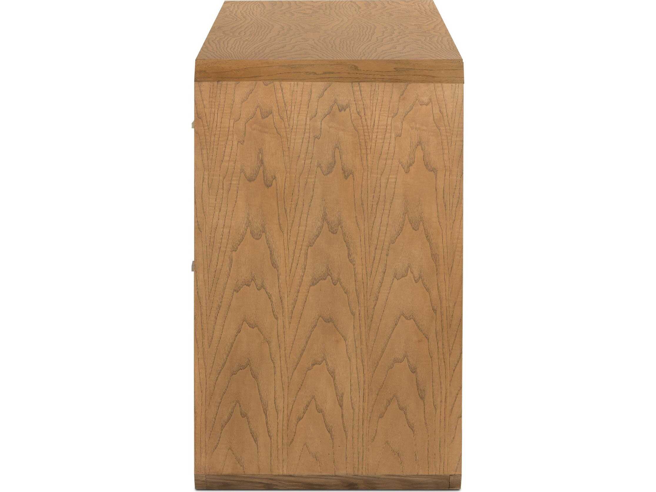 Four Hands Bolton Caspian 6-Drawers Natural Ash Wood Dresser