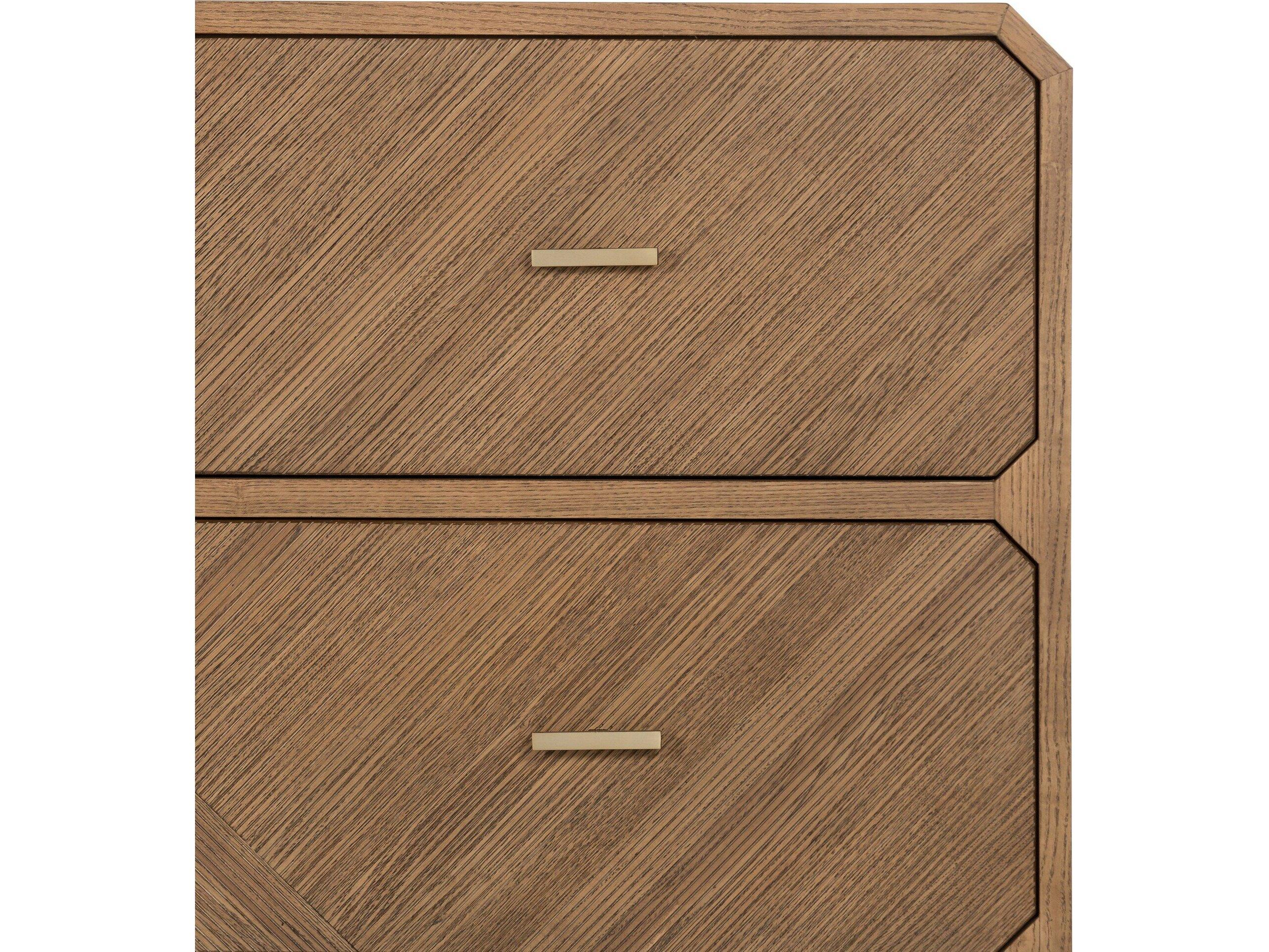 Luxecor Globetrotter Caspian 6-Drawers Natural Ash Wood Dresser