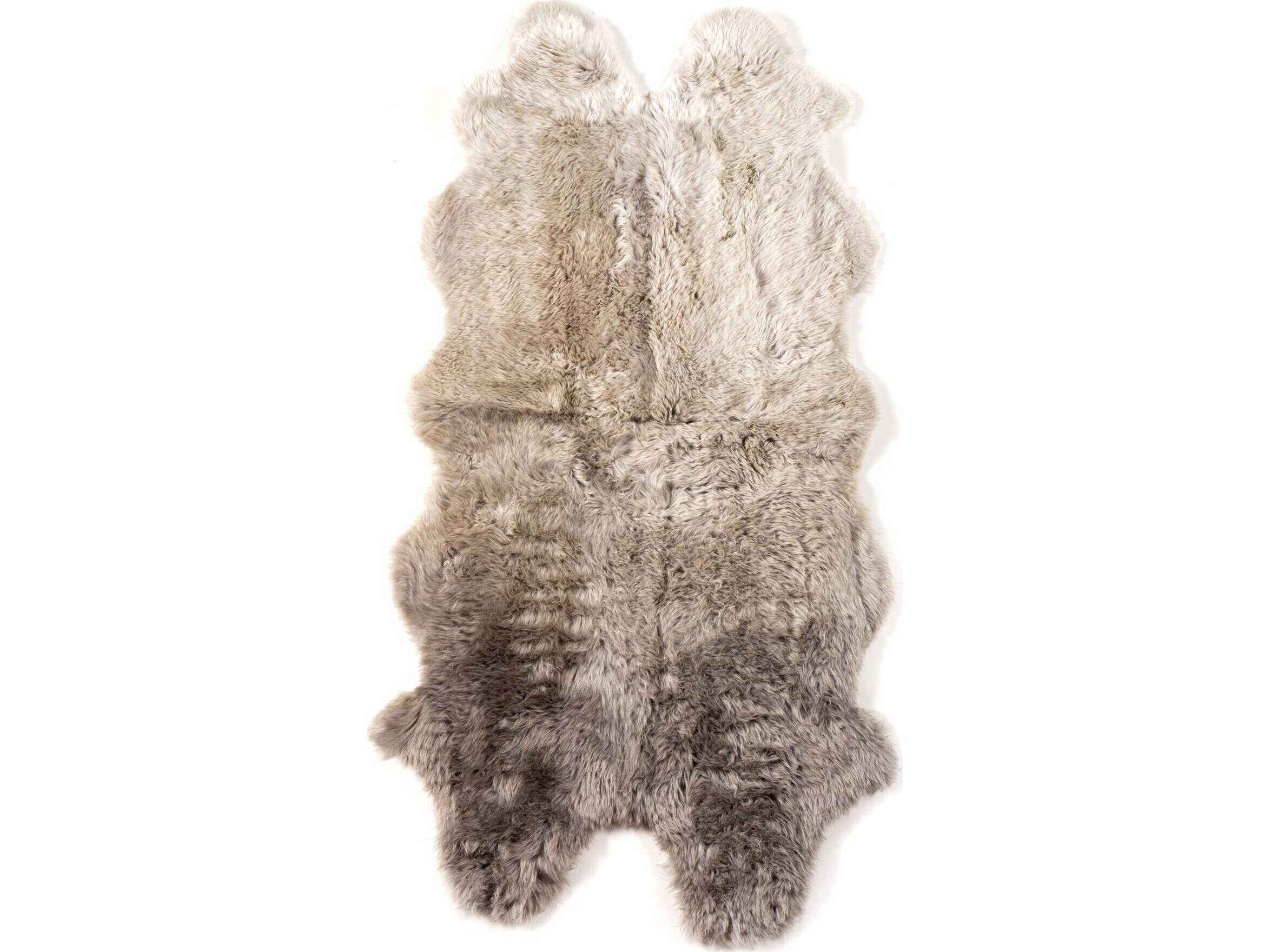 Four Hands Mateo Lalo 10 x 14 Light Grey Ombre Rug