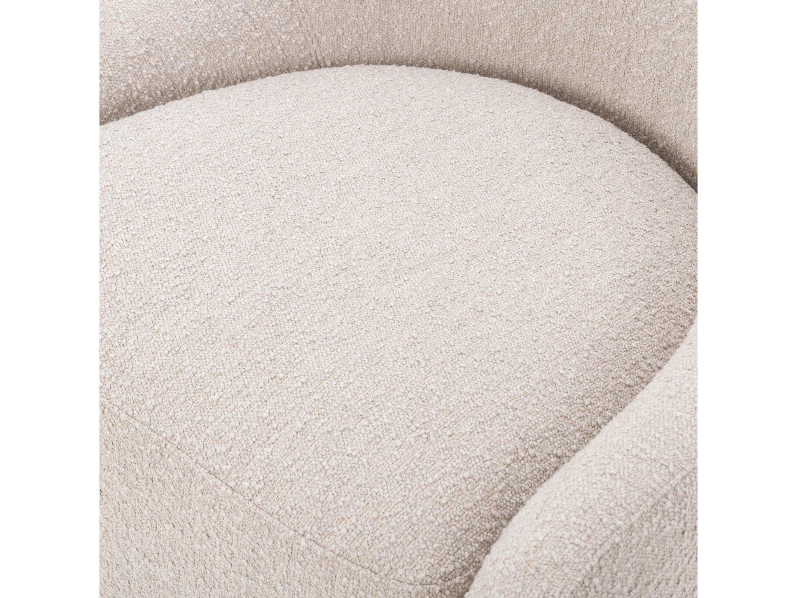 Four Hands Oslo Levi Knoll Sand Swivel Accent Chair