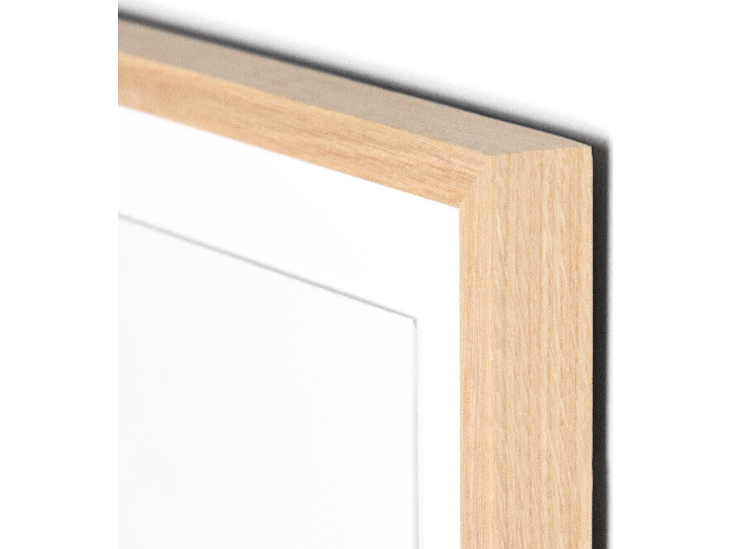 Four Hands Art Studio Emerald Land by Dan Hobday Vertical Grain White Oak  Canvas Wall Art