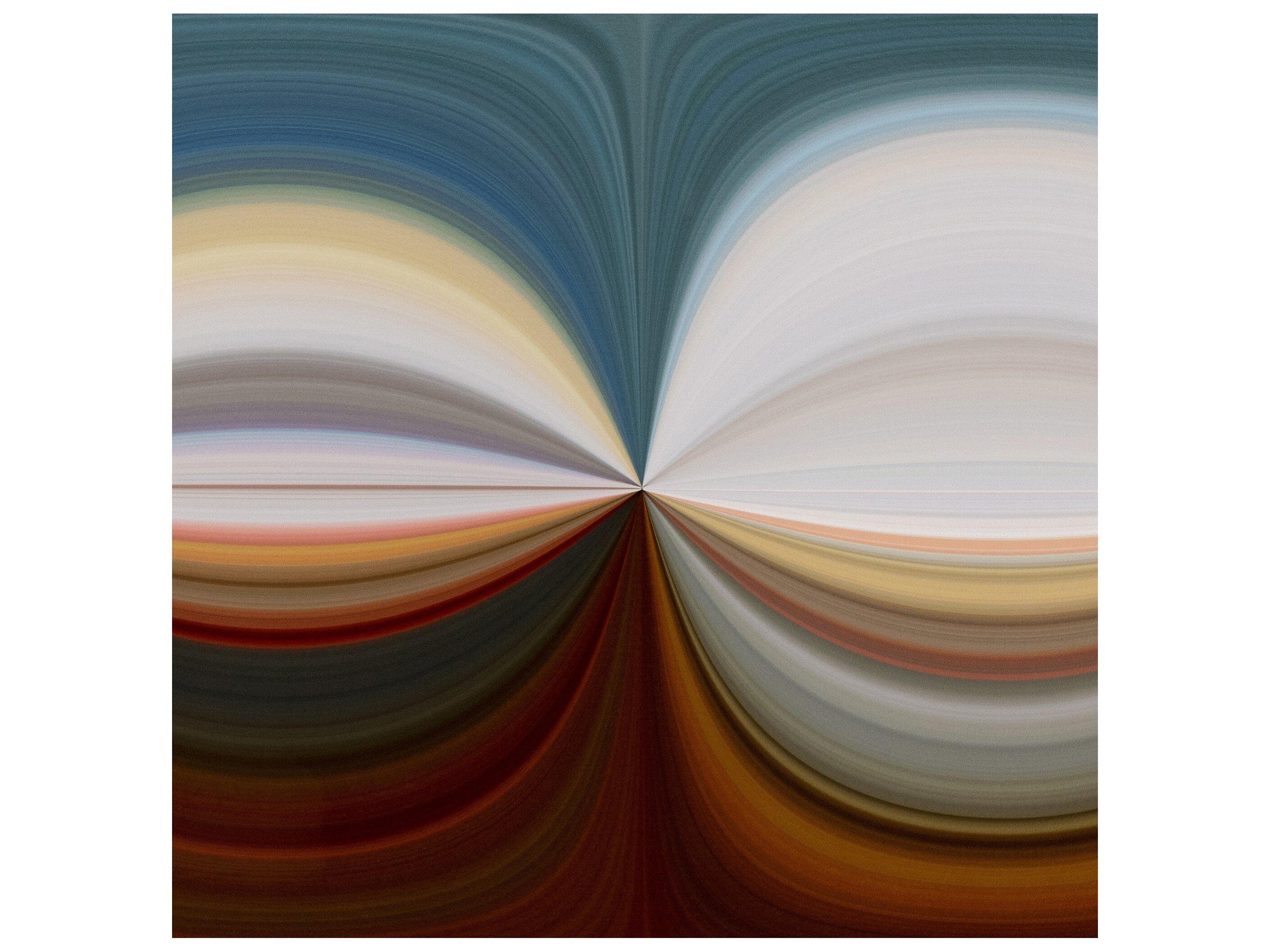 Four Hands Art Studio Abstract Curves by Getty Images Vertical Grain White Oak Floater  Canvas Wall Art