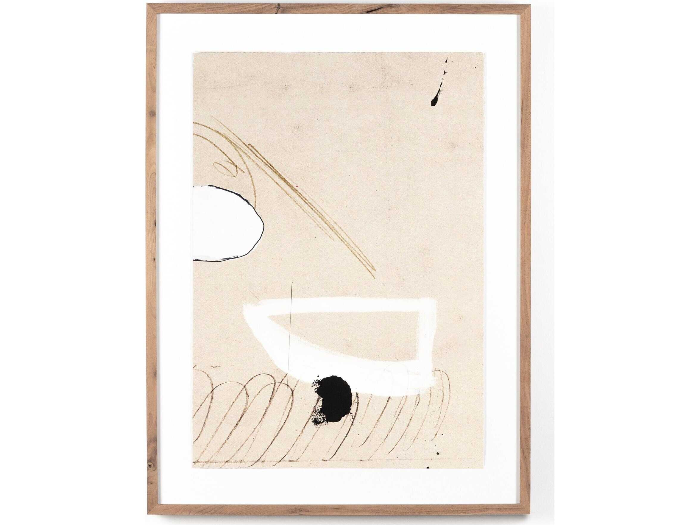 Four Hands Art Studio Regenerate 2 by Dan Hobday Rustic Walnut  Canvas Wall Art