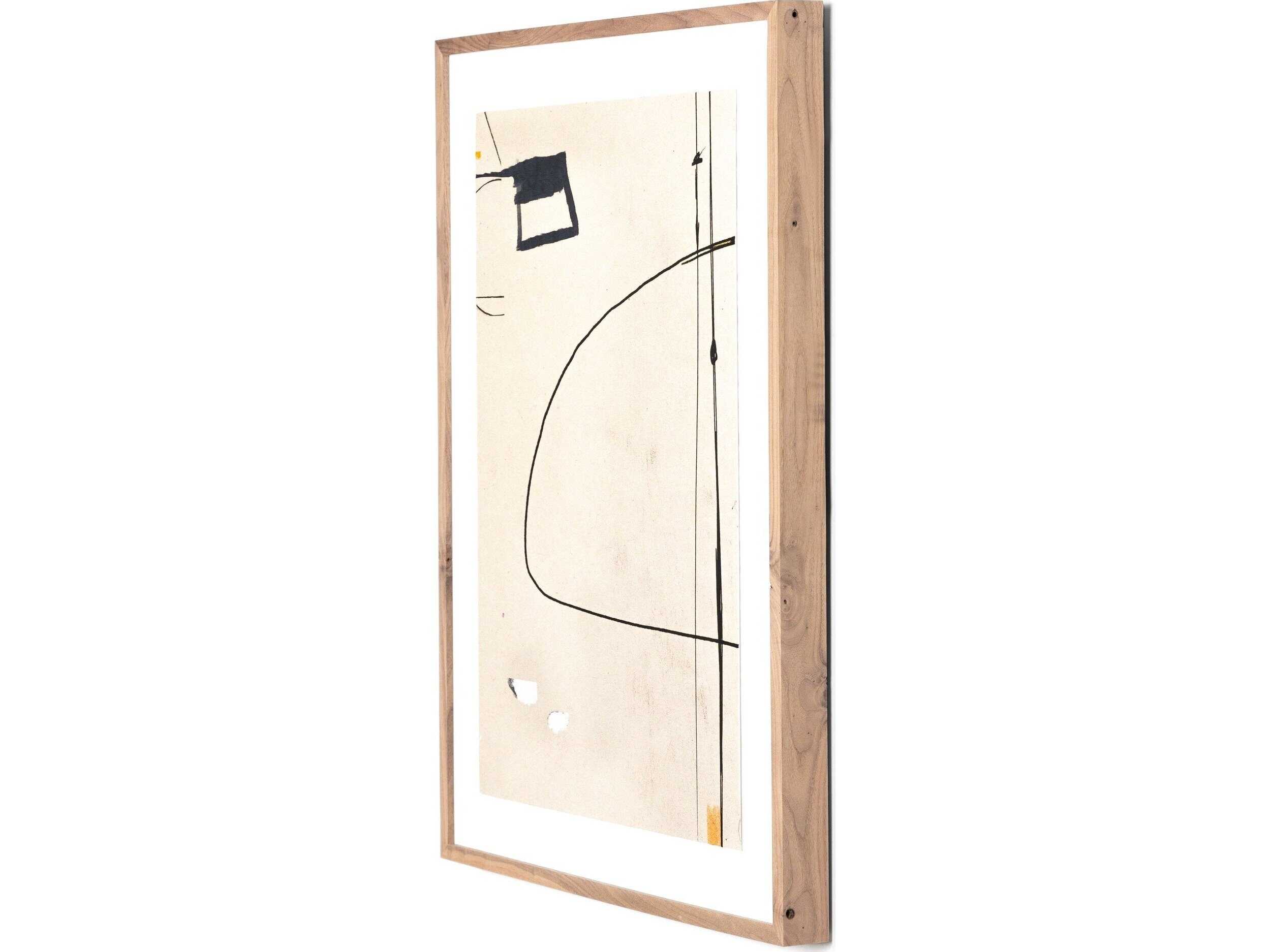 Four Hands Art Studio Regenerate 1 by Dan Hobday Rustic Walnut  Canvas Wall Art