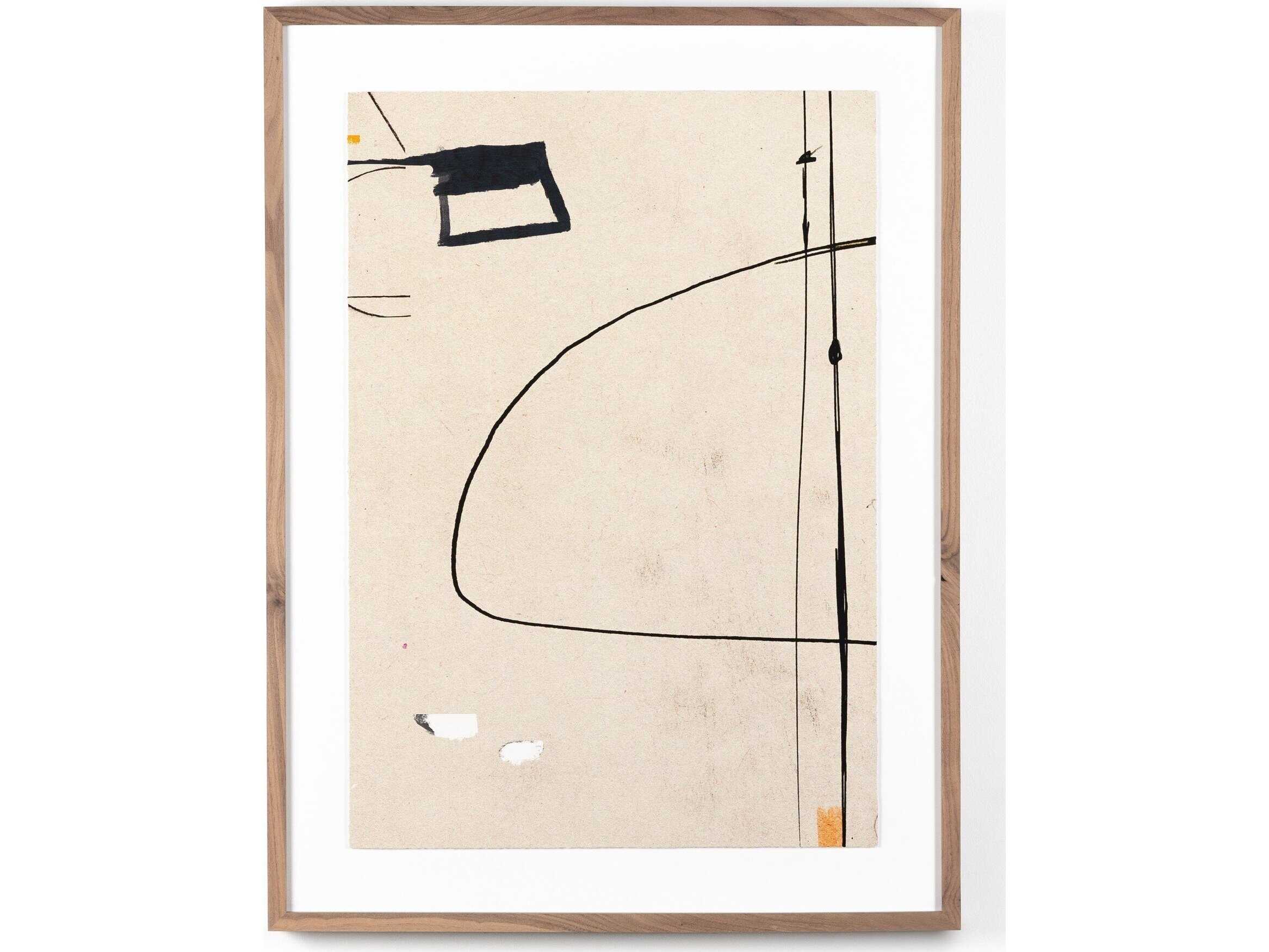 Four Hands Art Studio Regenerate 1 by Dan Hobday Rustic Walnut  Canvas Wall Art