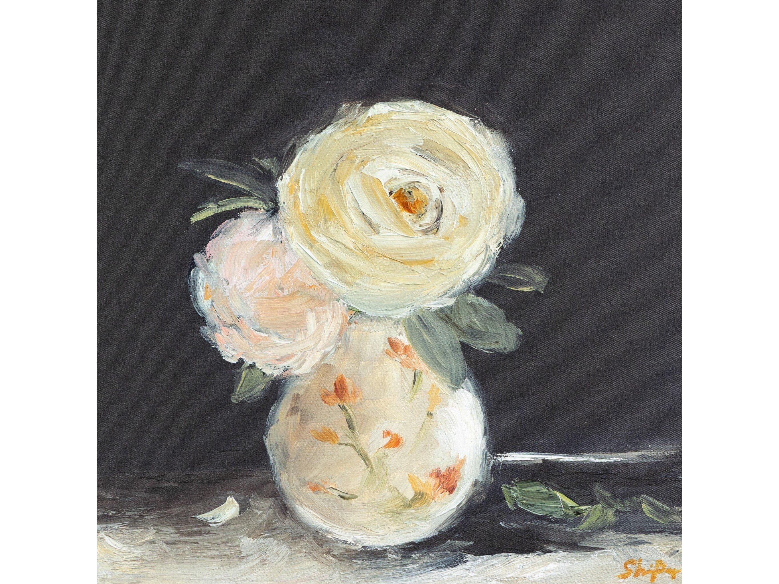 Four Hands Art Studio Flowers In Vase By Shaina Page Wall Art