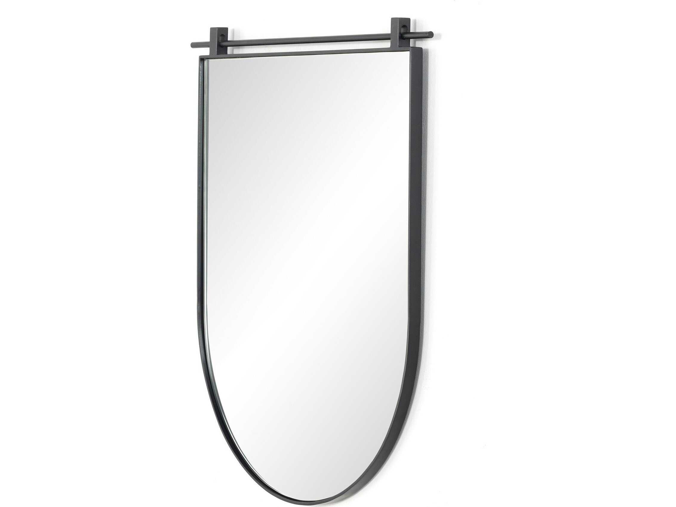 Four Hands Hutton Chico Antiqued Iron  Small Arch Mirror