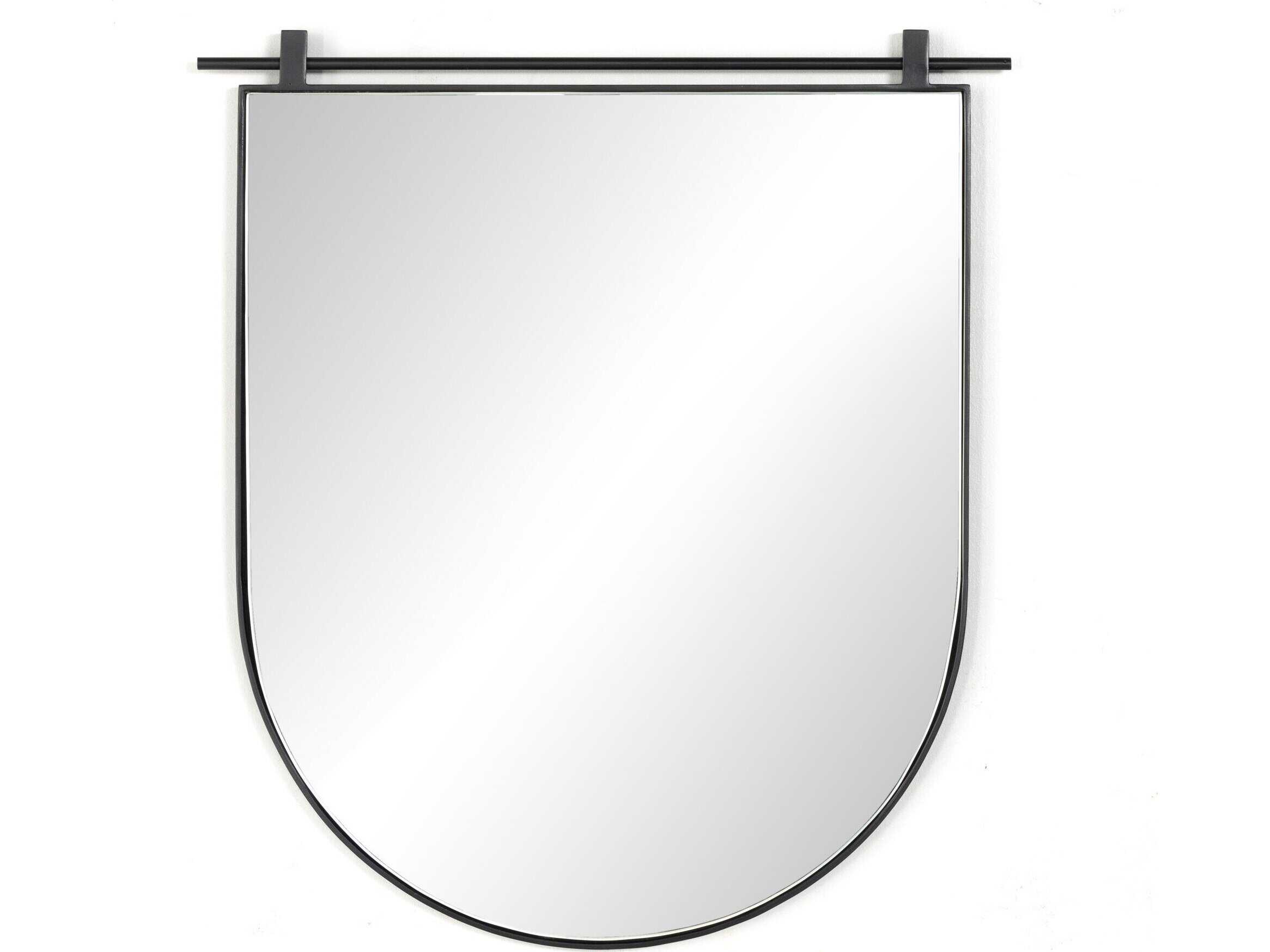 Four Hands Hutton Chico Antiqued Iron  Small Arch Mirror