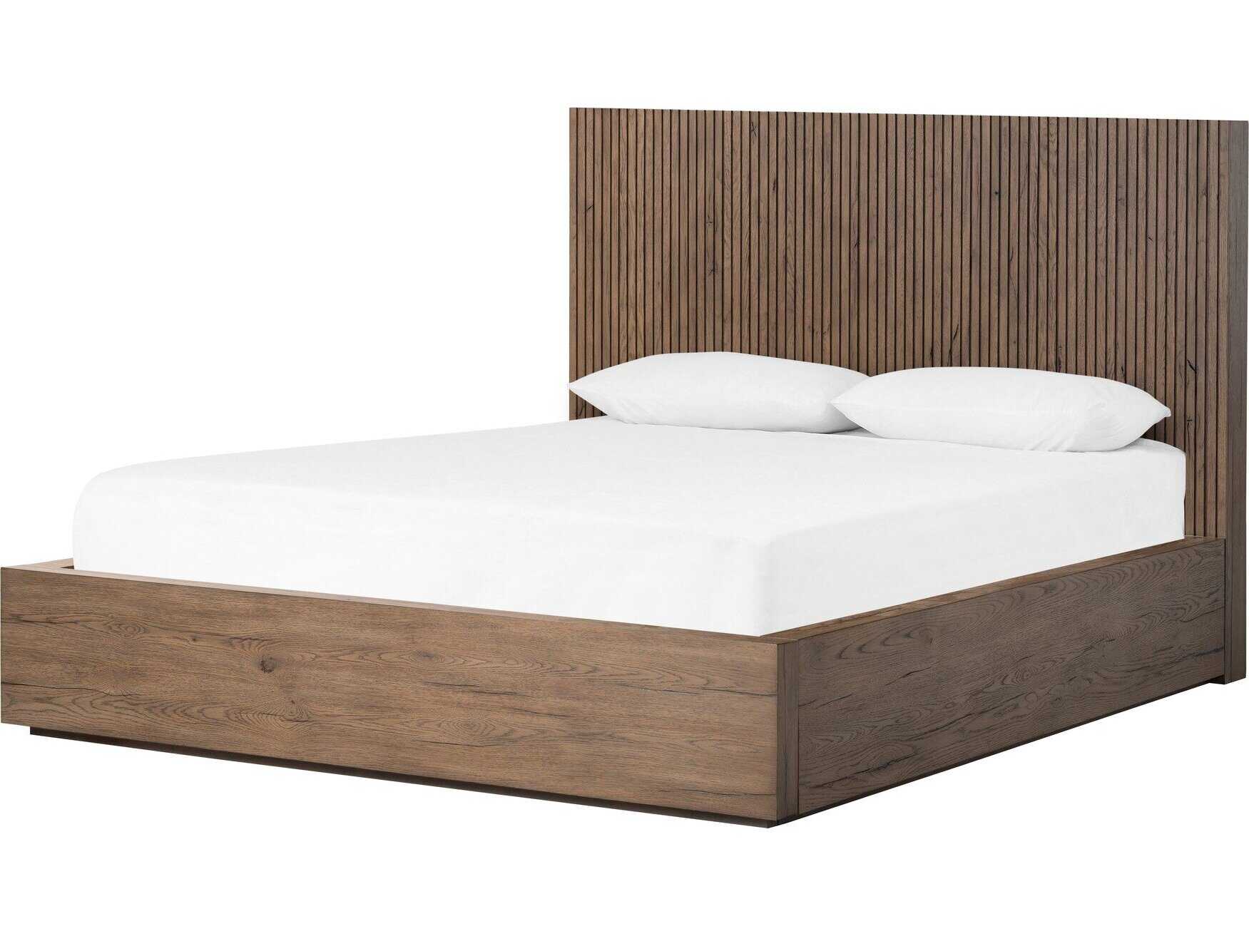 Four Hands Bina Leo Rustic Grey Queen Bed